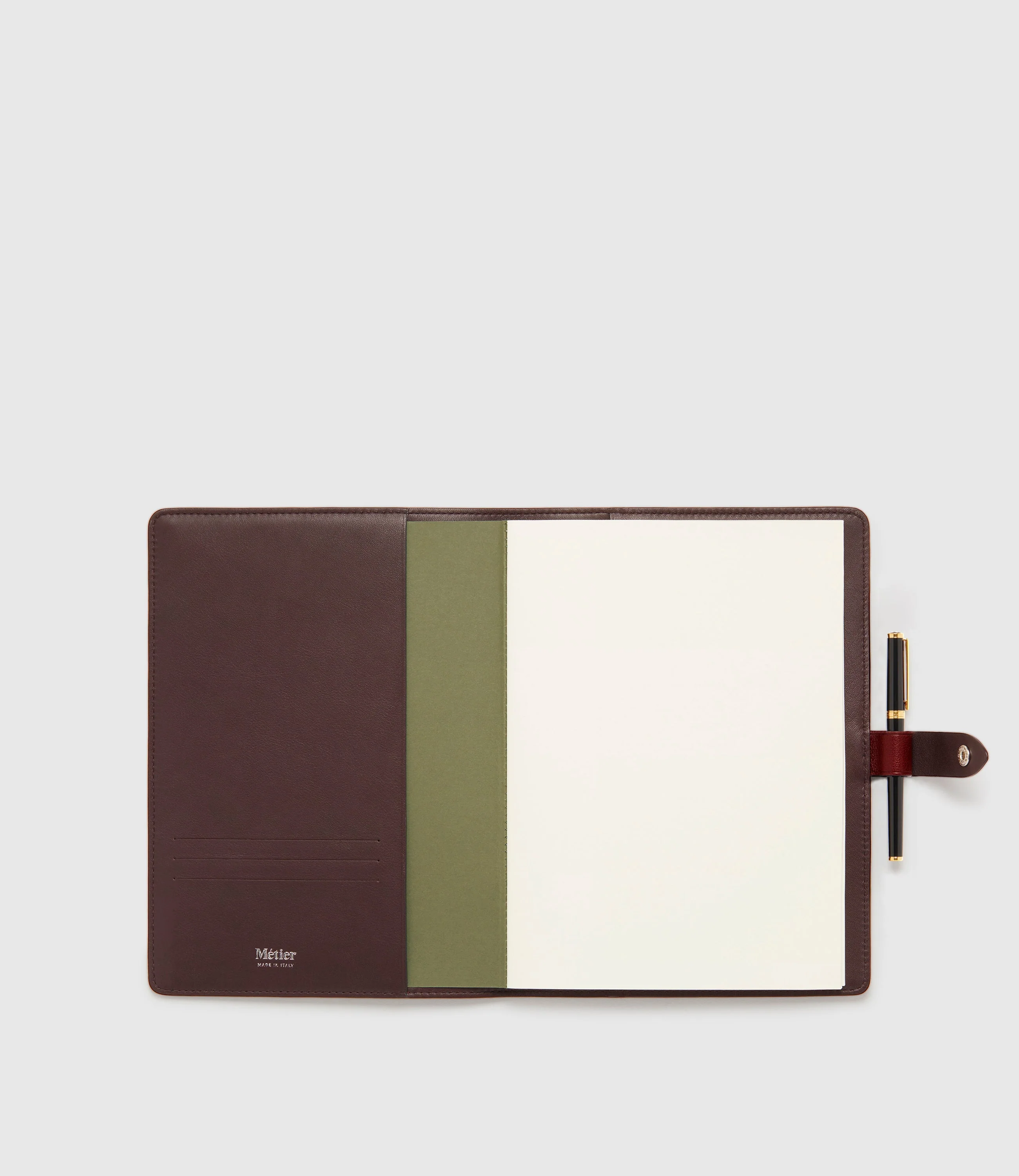 Metier - 11" Notebook Cover Buffalo Dark Cherry - Image 2