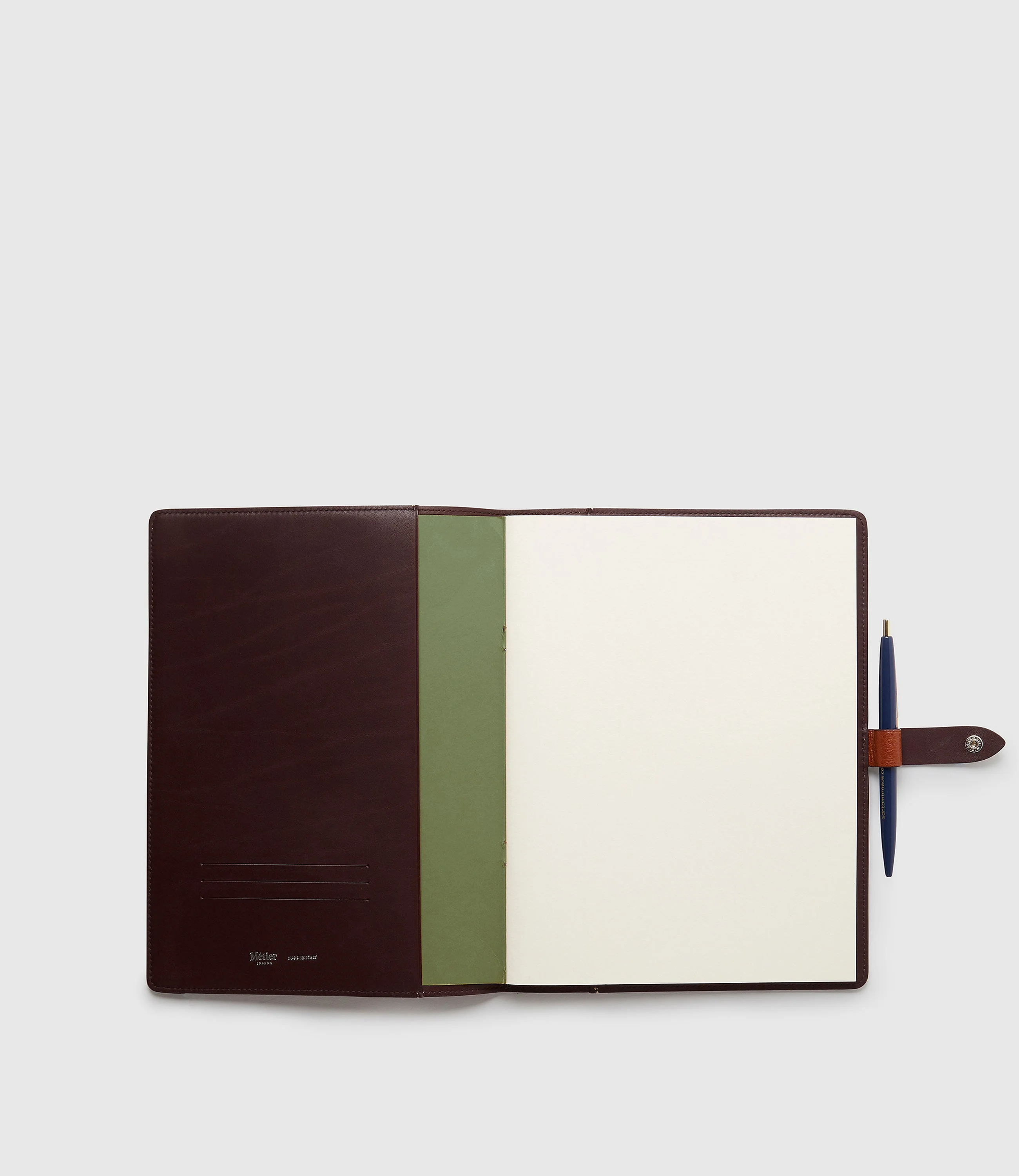 Metier - 11" Notebook Cover Signature Canvas Navy - Image 2