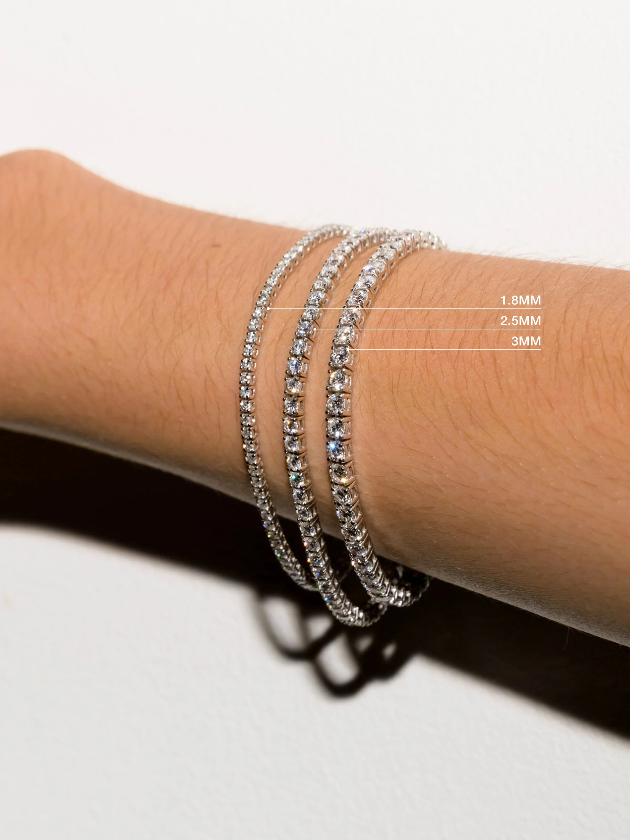 Dorsey - 14K KATE RIVIÈRE BRACELET IN 2.5MM LAB DIAMOND - Image 3
