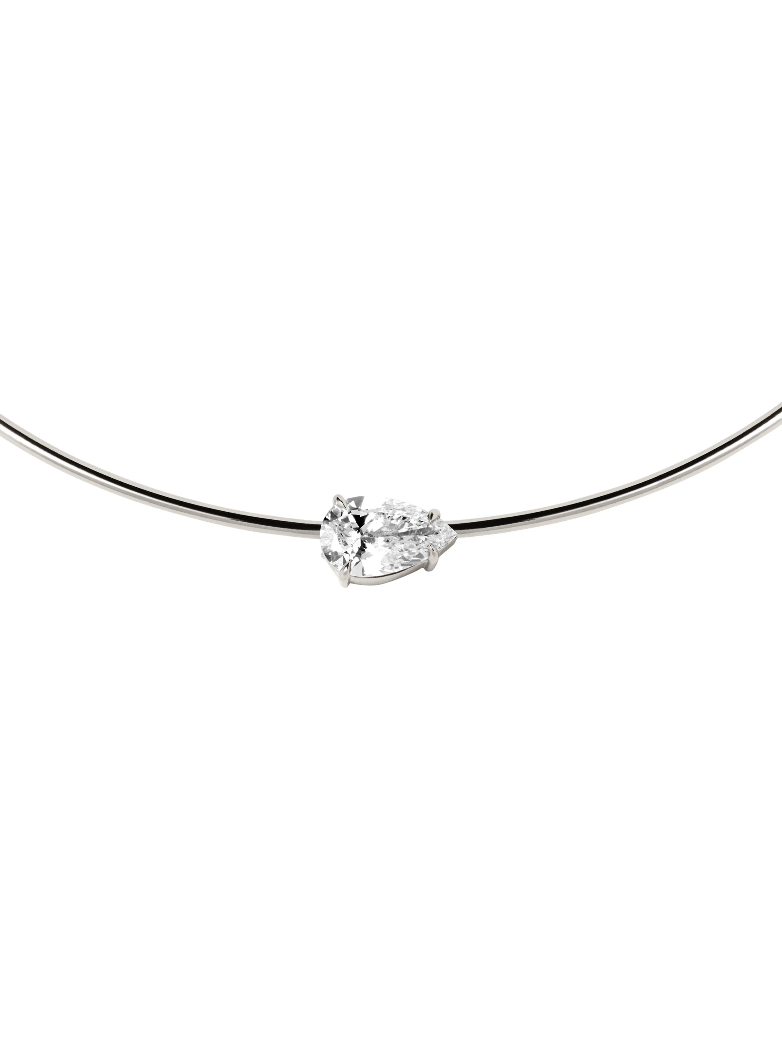 Dorsey - 14K ROWE PEAR - CUT COLLAR IN 3 CTS LAB DIAMOND - Image 2