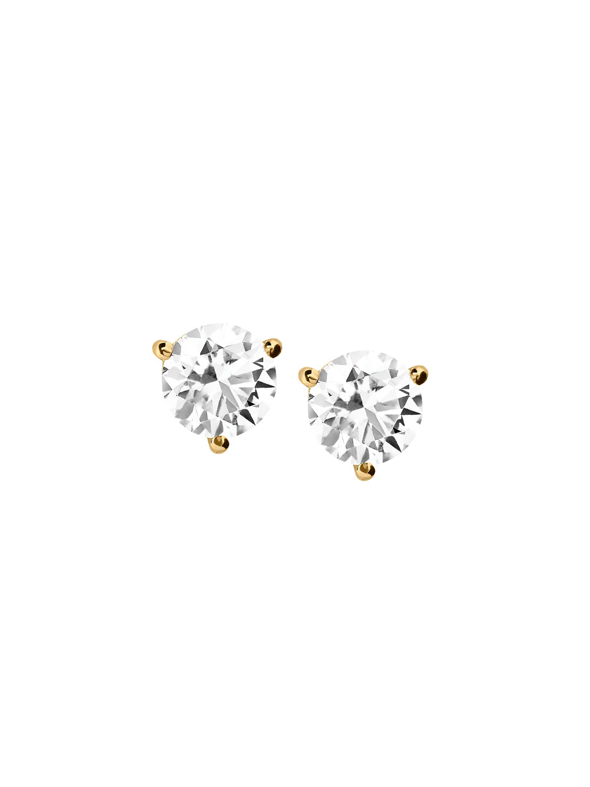 Dorsey - 14K CLASSIC MARTINI STUD EARRINGS IN LAB DIAMOND