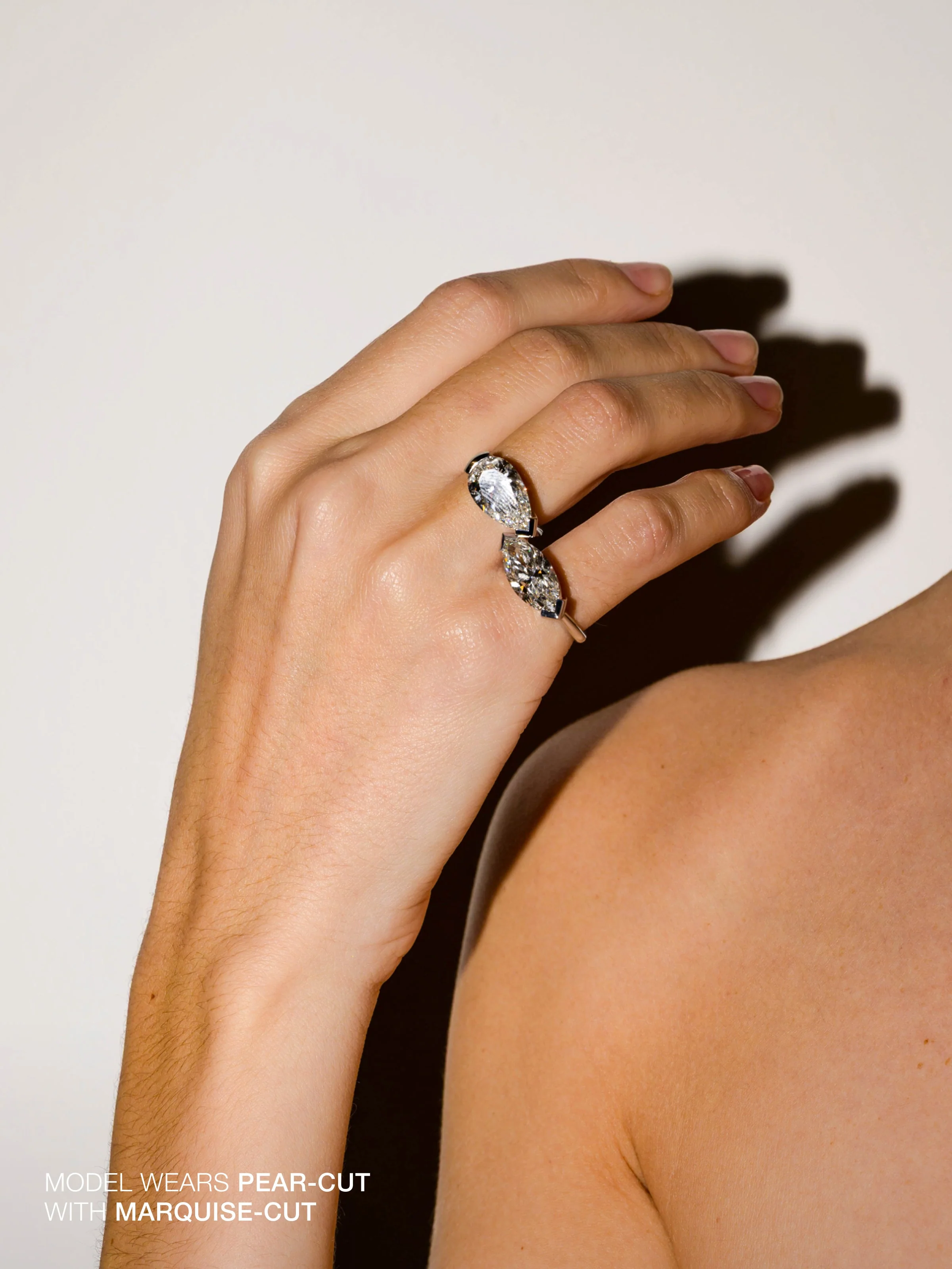 Dorsey - 14K INES PEAR - CUT RING IN LAB DIAMOND - Image 3