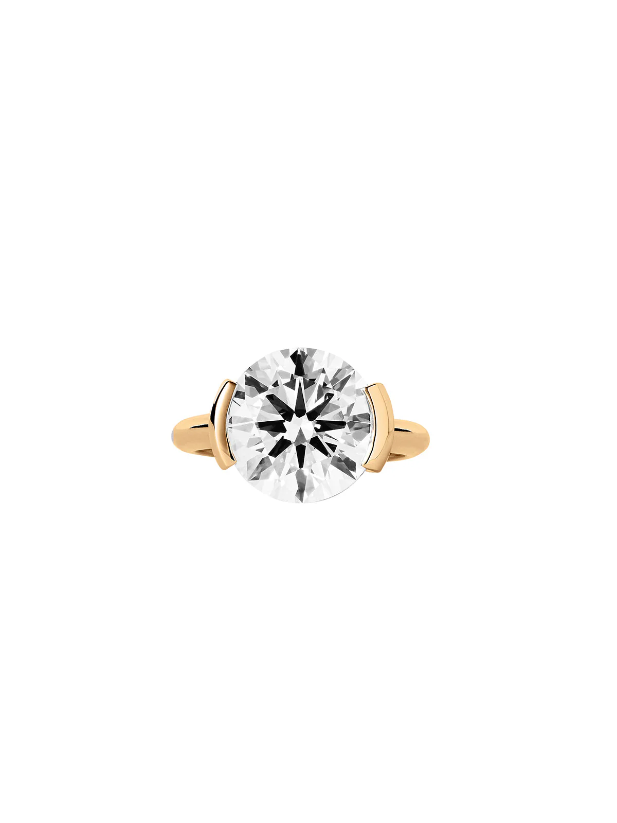 Dorsey - 14K INES ROUND - CUT RING IN LAB DIAMOND