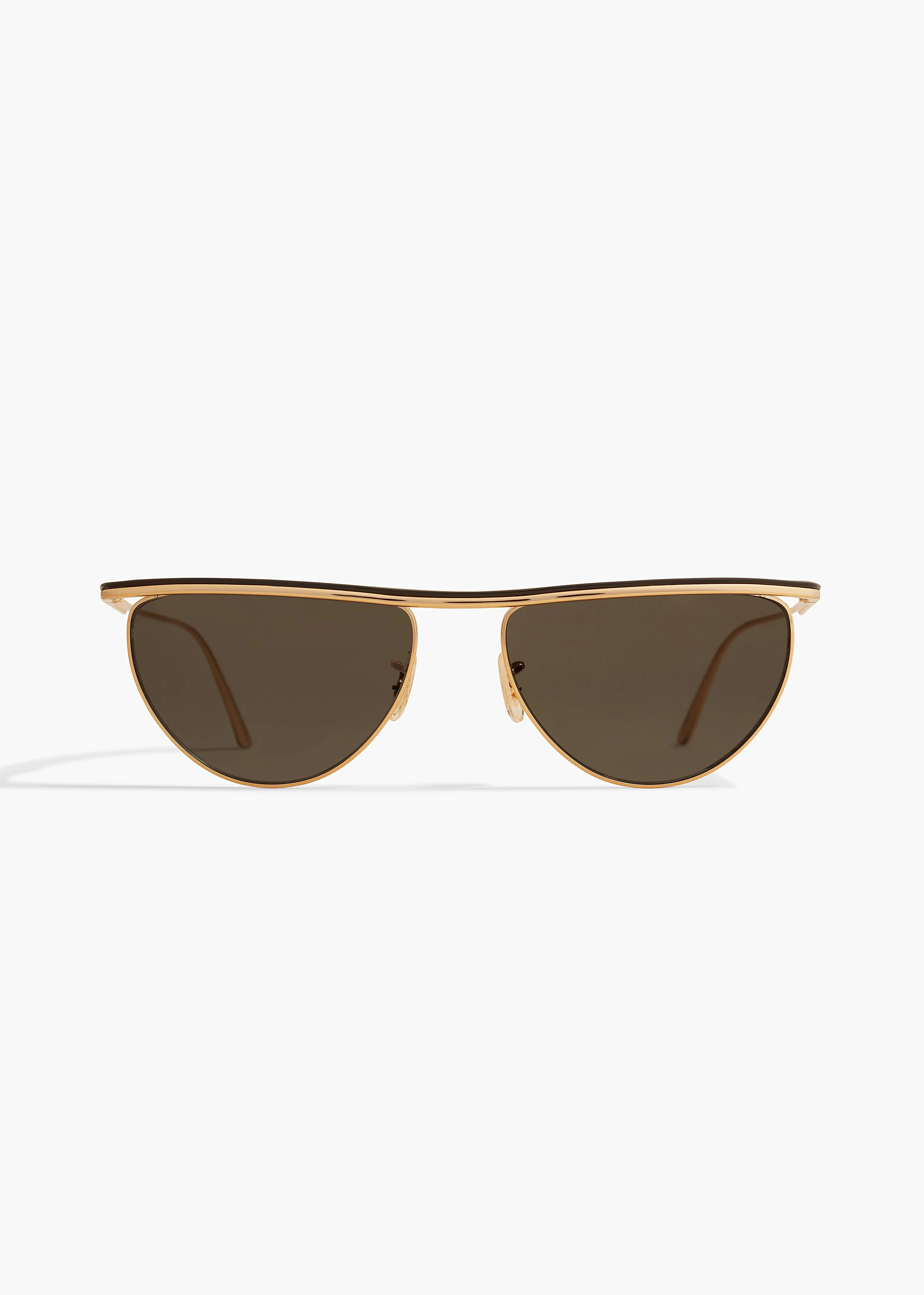 Khaite - x Oliver Peoples 1984C in Gold and Grey