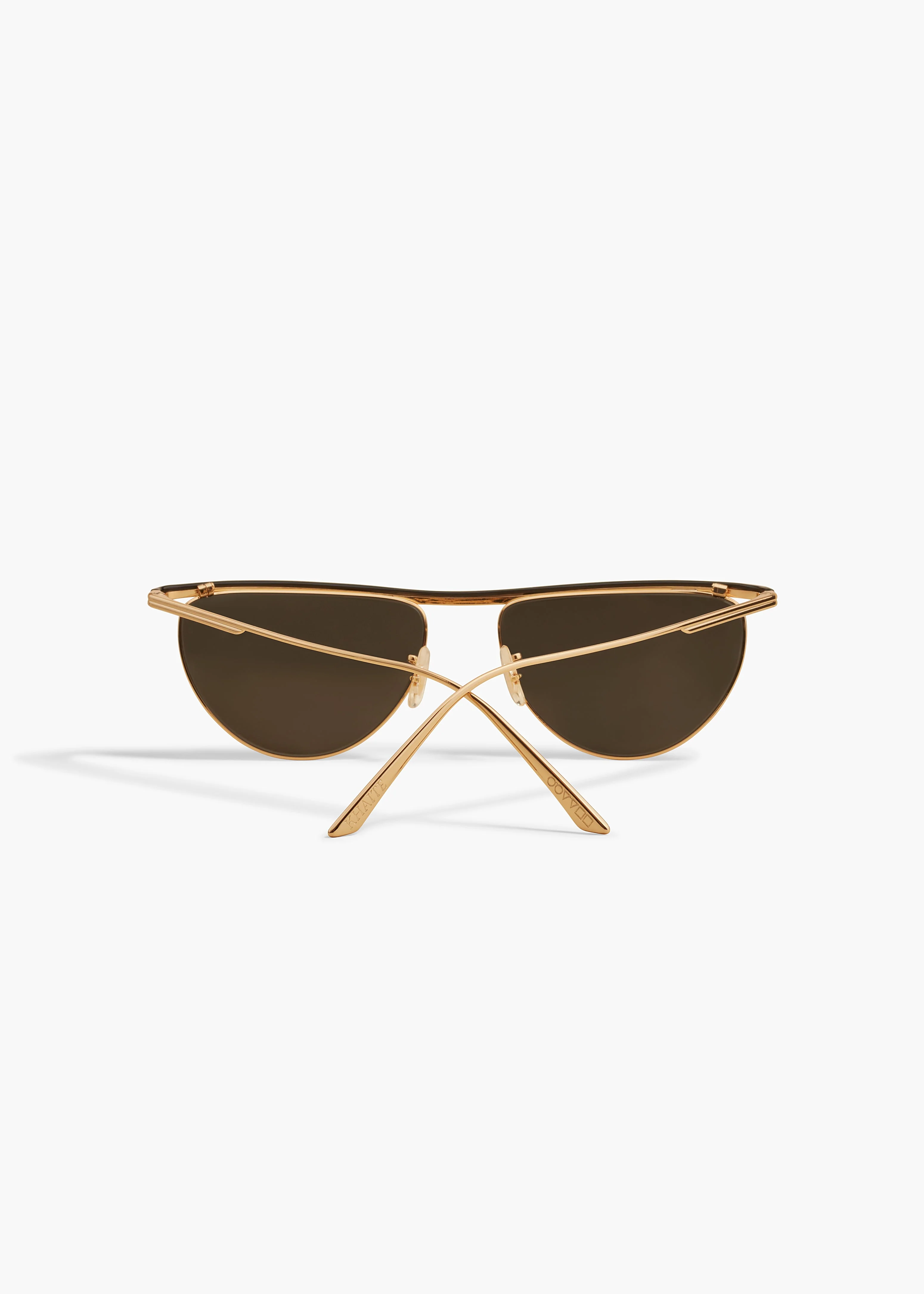 Khaite - x Oliver Peoples 1984C in Gold and Grey - Image 3