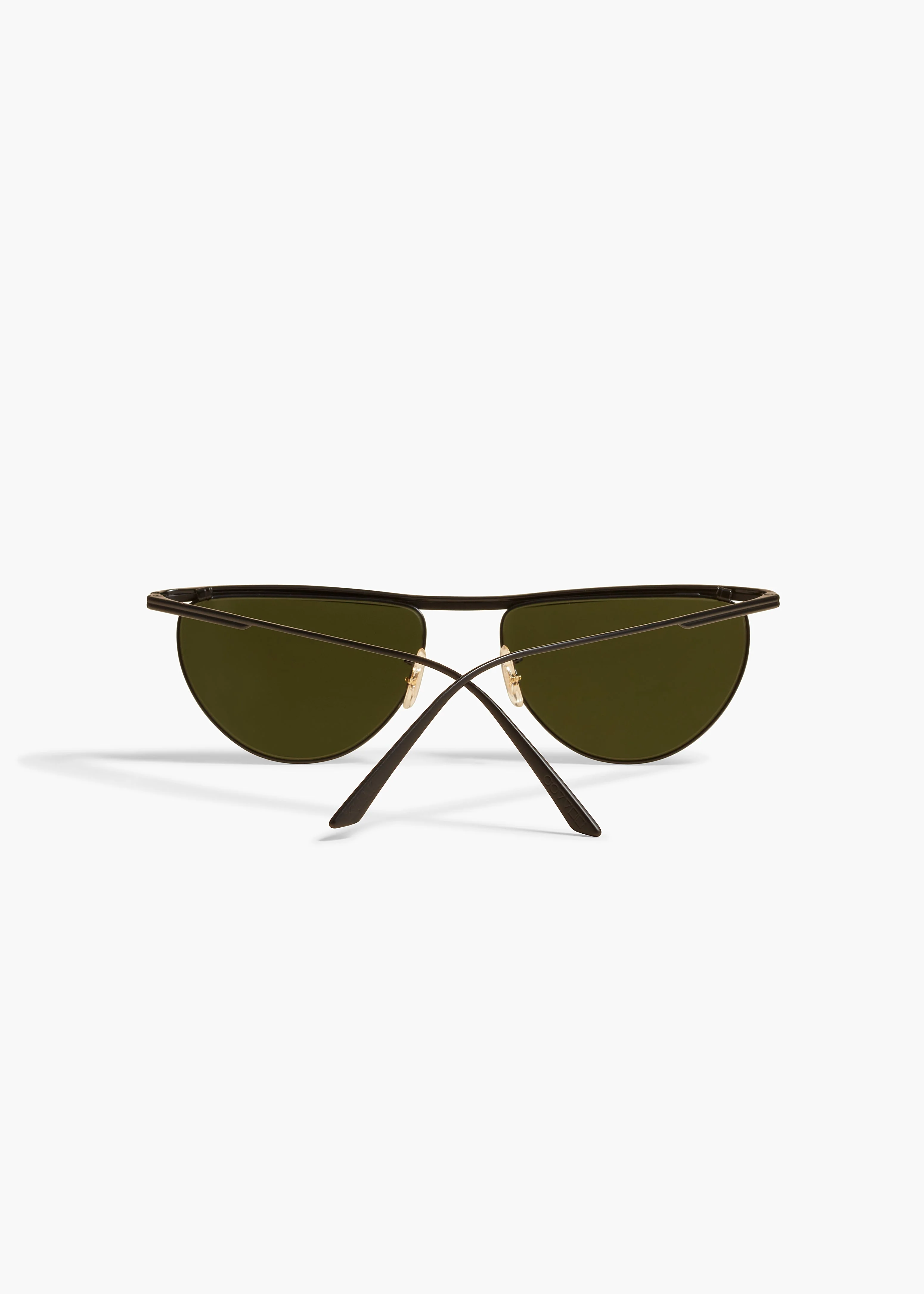 Khaite - x Oliver Peoples 1984C in Matte Black and Vibrant Green - Image 3
