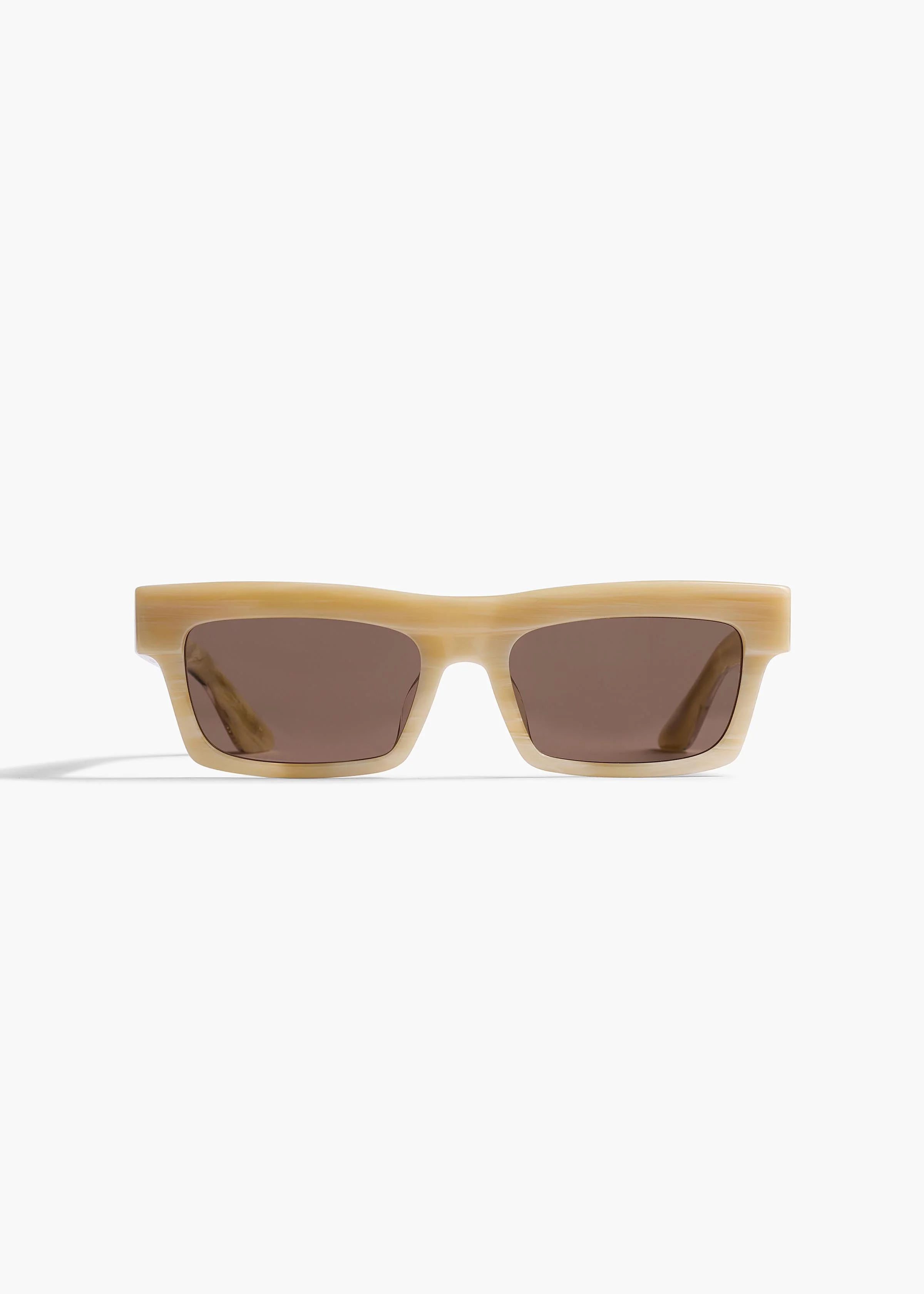 Khaite - x Oliver Peoples 1985C in Beige Silk and Brown - Image 5