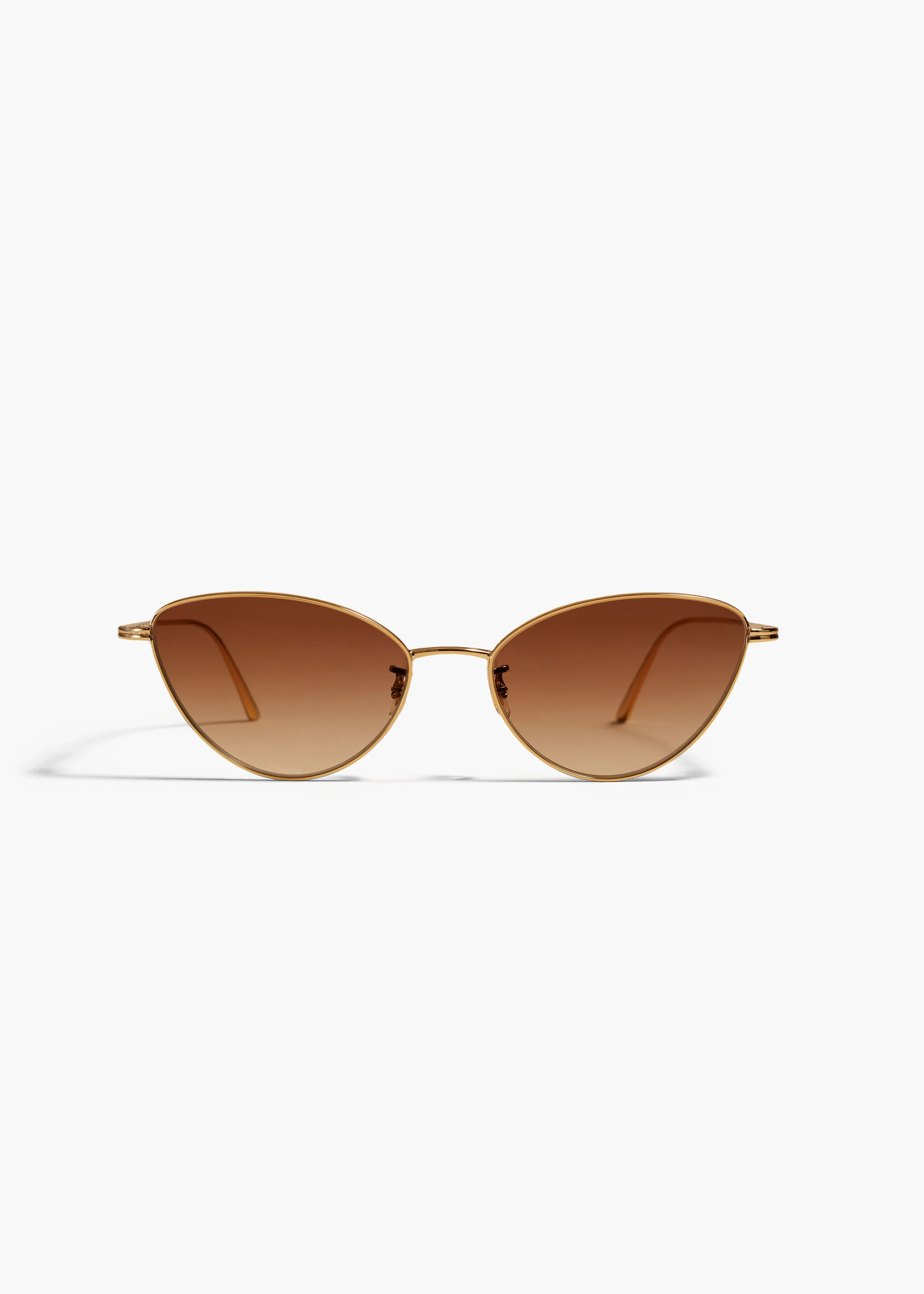 Khaite - x Oliver Peoples 1998C in Gold and Dark Brown - Image 6
