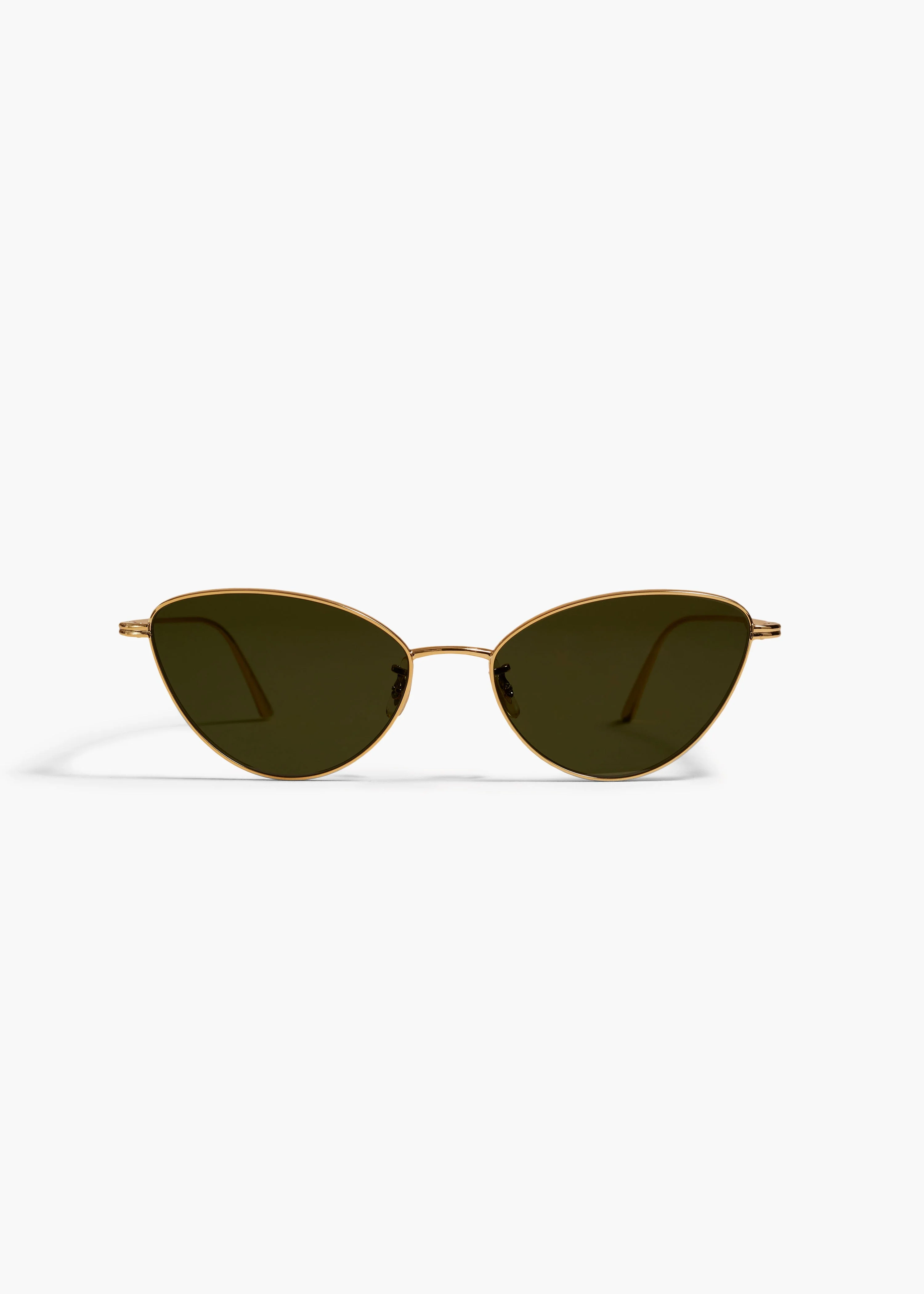 Khaite - x Oliver Peoples 1998C in Gold and Vibrant Green