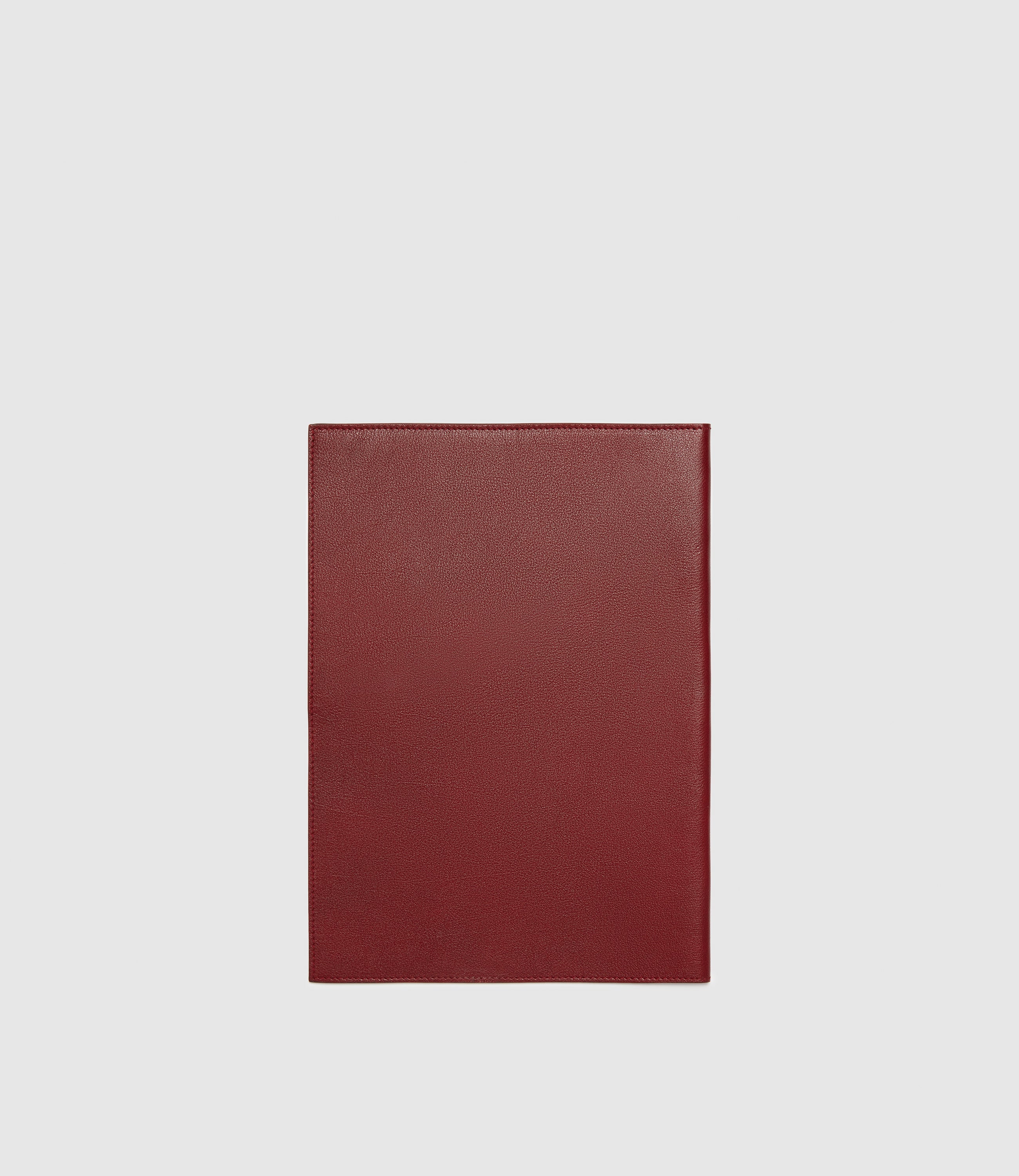 Metier - A4 Leather Folder Buffalo Dark Cherry - Image 3