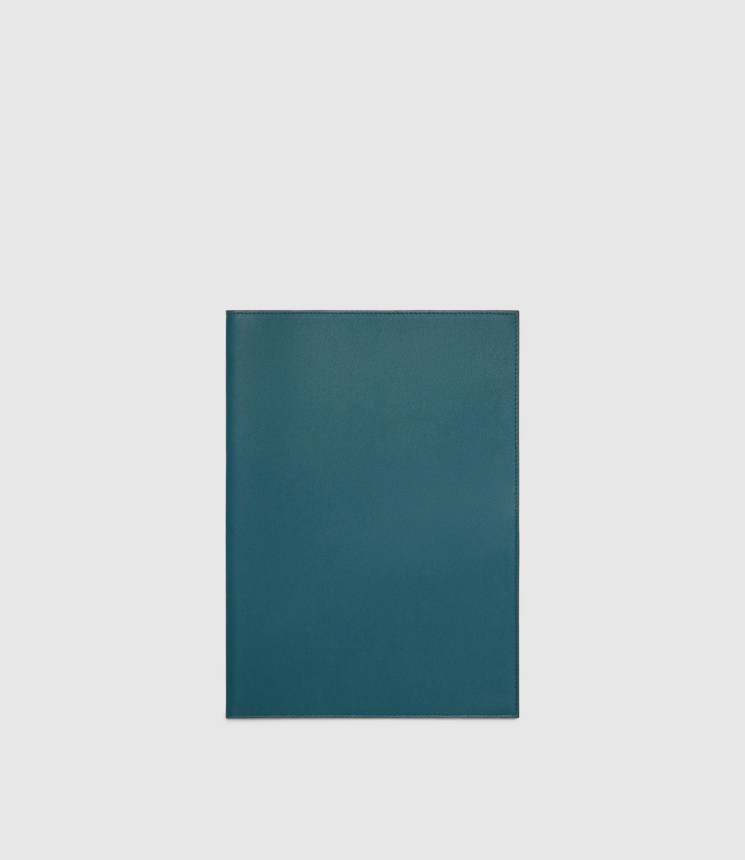 Metier - A4 Leather Folder Smooth Calfskin Lost At Sea
