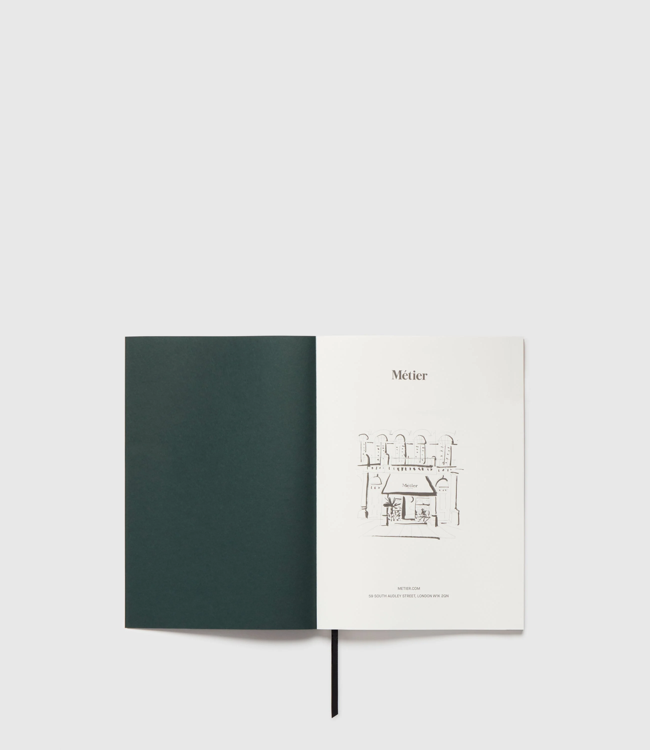 Metier - A5 Dot Grid Notebook Paper Forest Green - Image 2