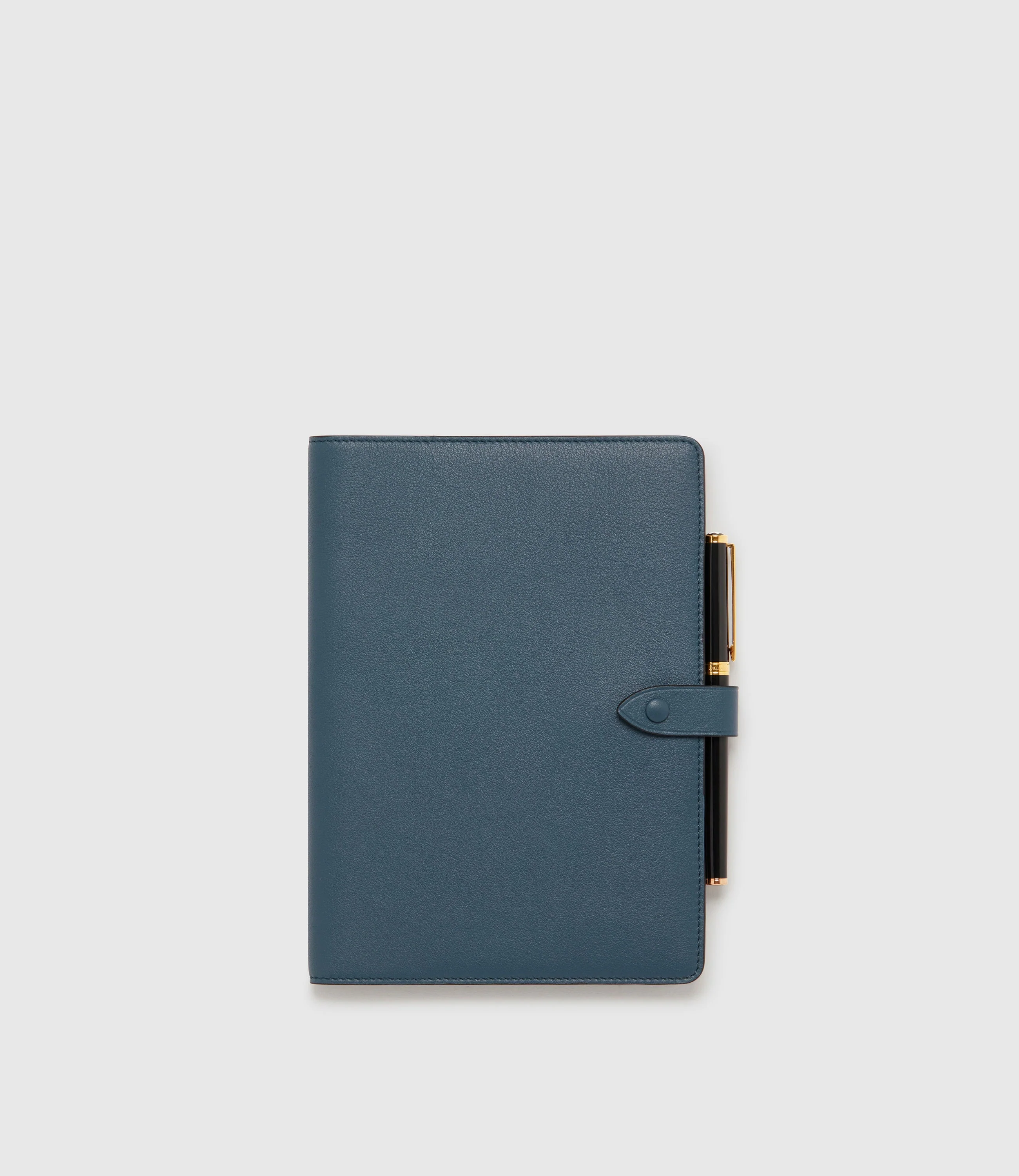 Metier - A5 Notebook Cover Smooth Calfskin Storm