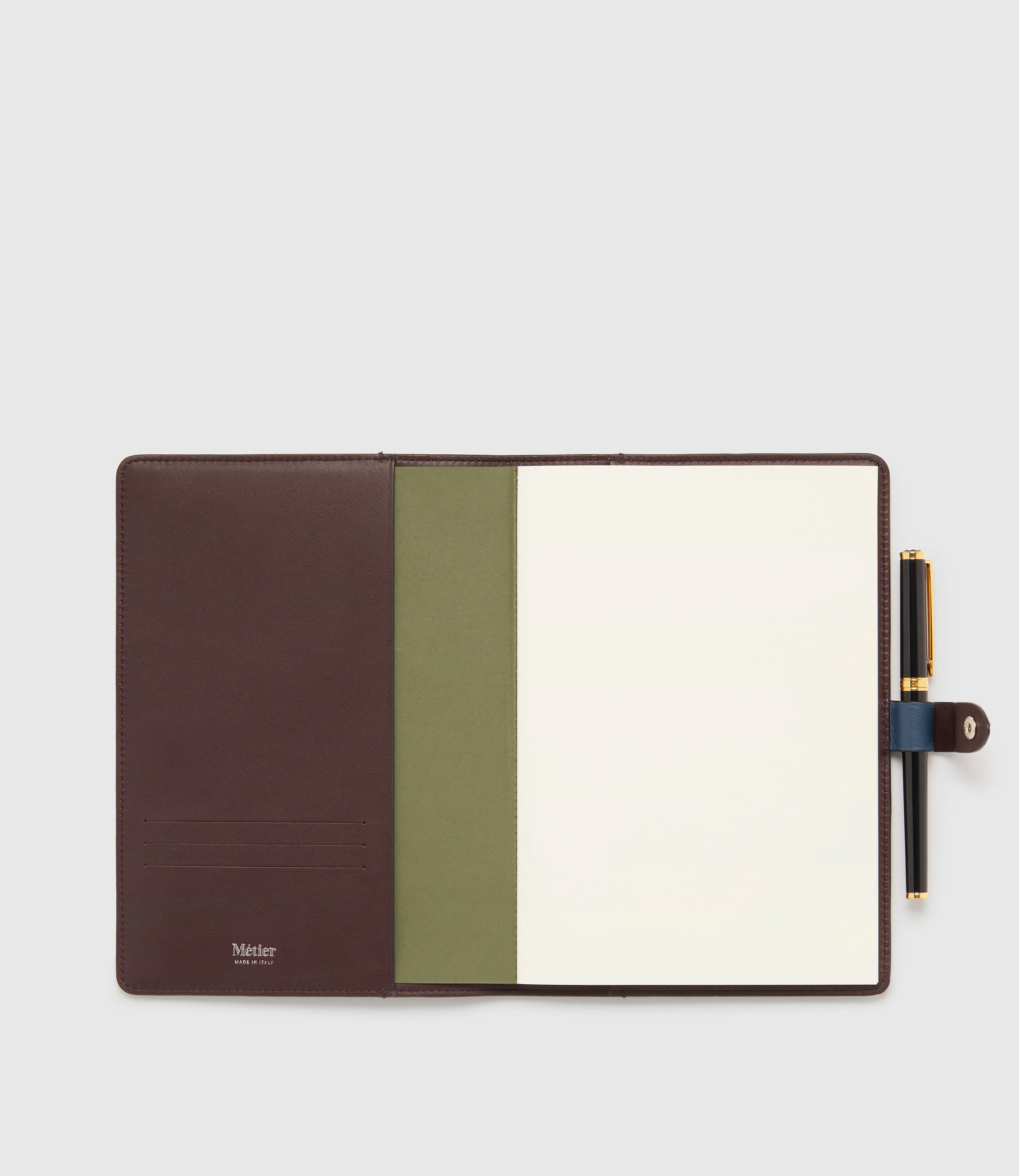 Metier - A5 Notebook Cover Smooth Calfskin Storm - Image 2