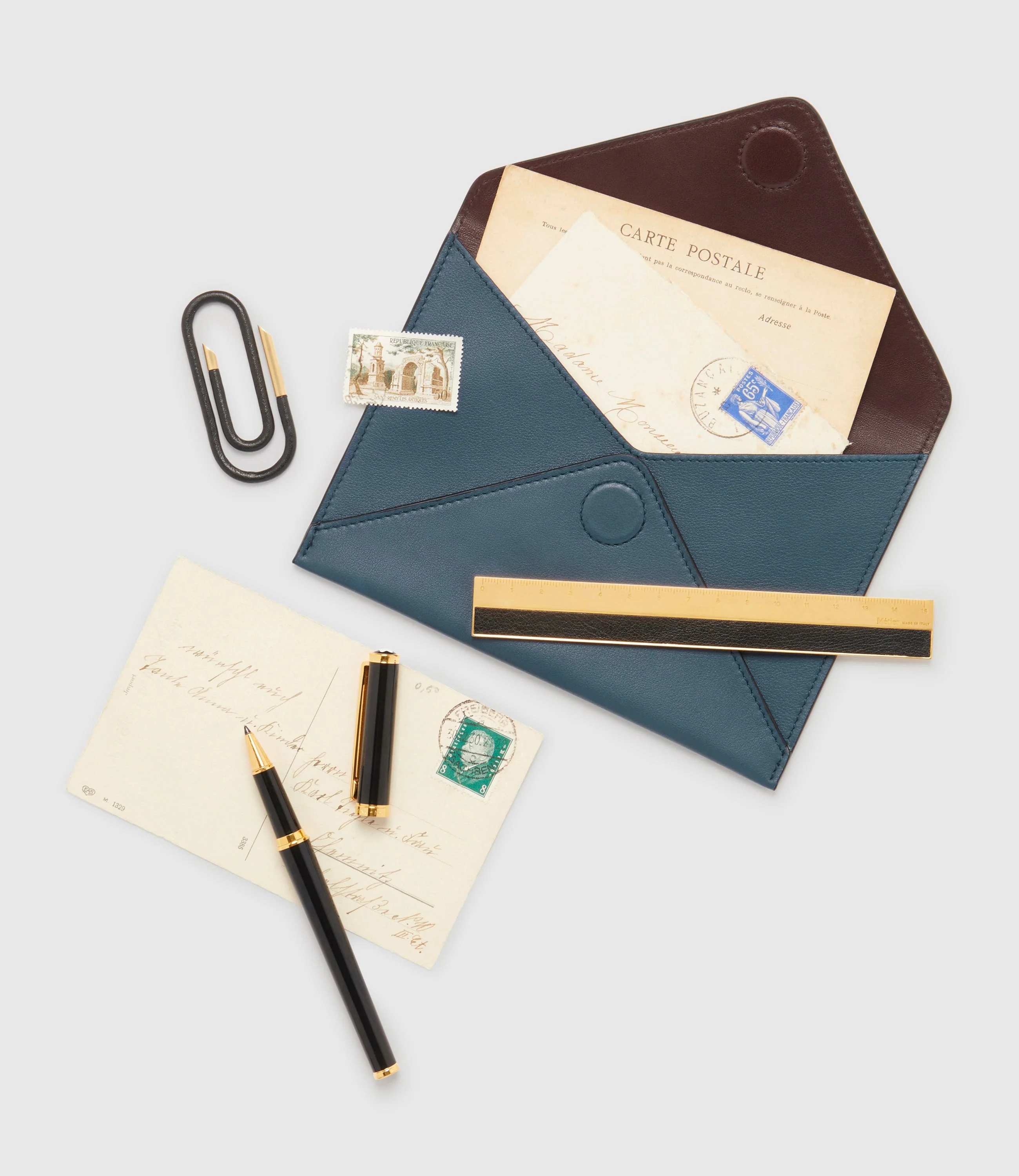 Metier - A6 Envelope Smooth Calfskin Storm - Image 4