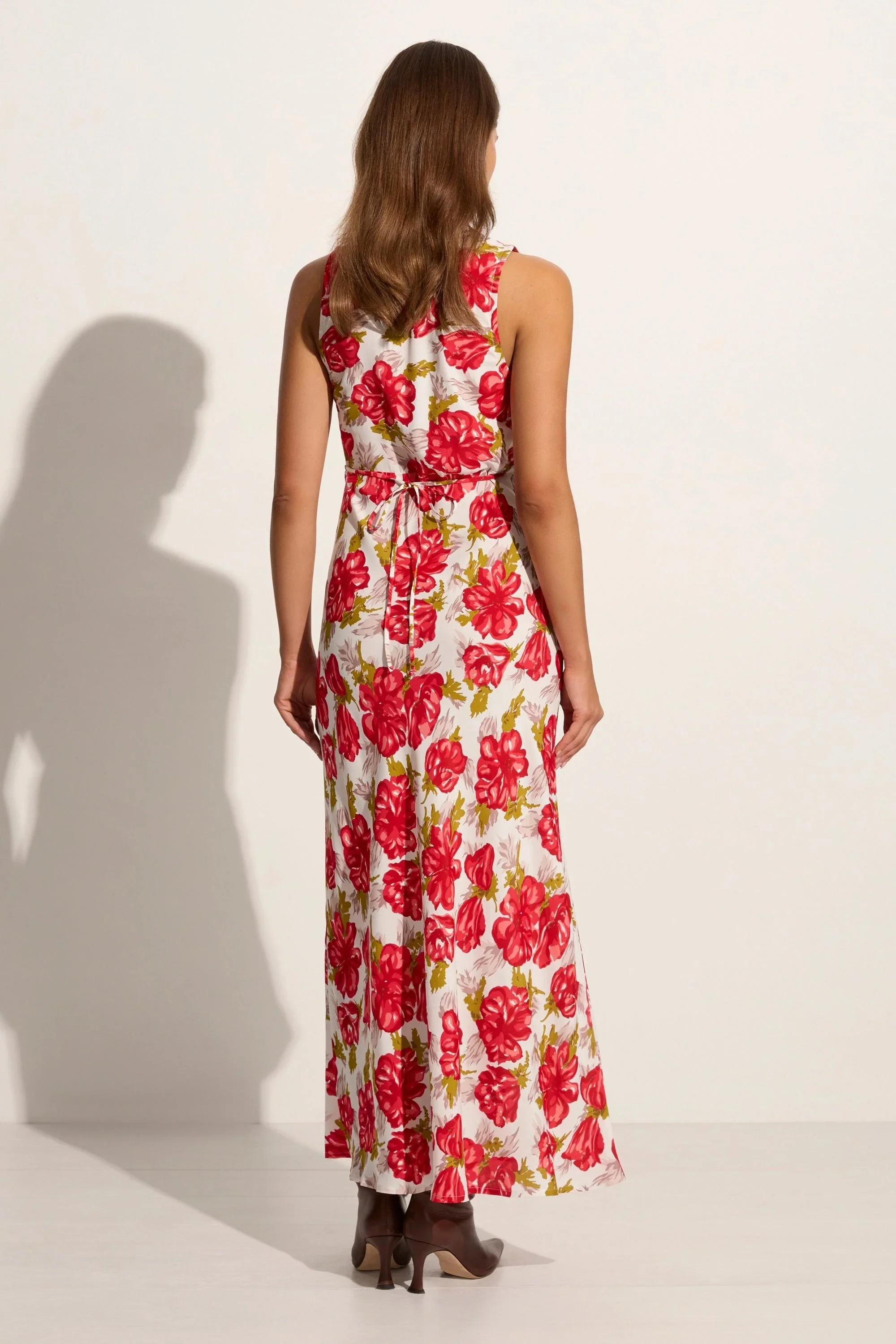 Faithfull - Acacia Maxi Dress Isadora Floral Red - Final Sale - Image 4
