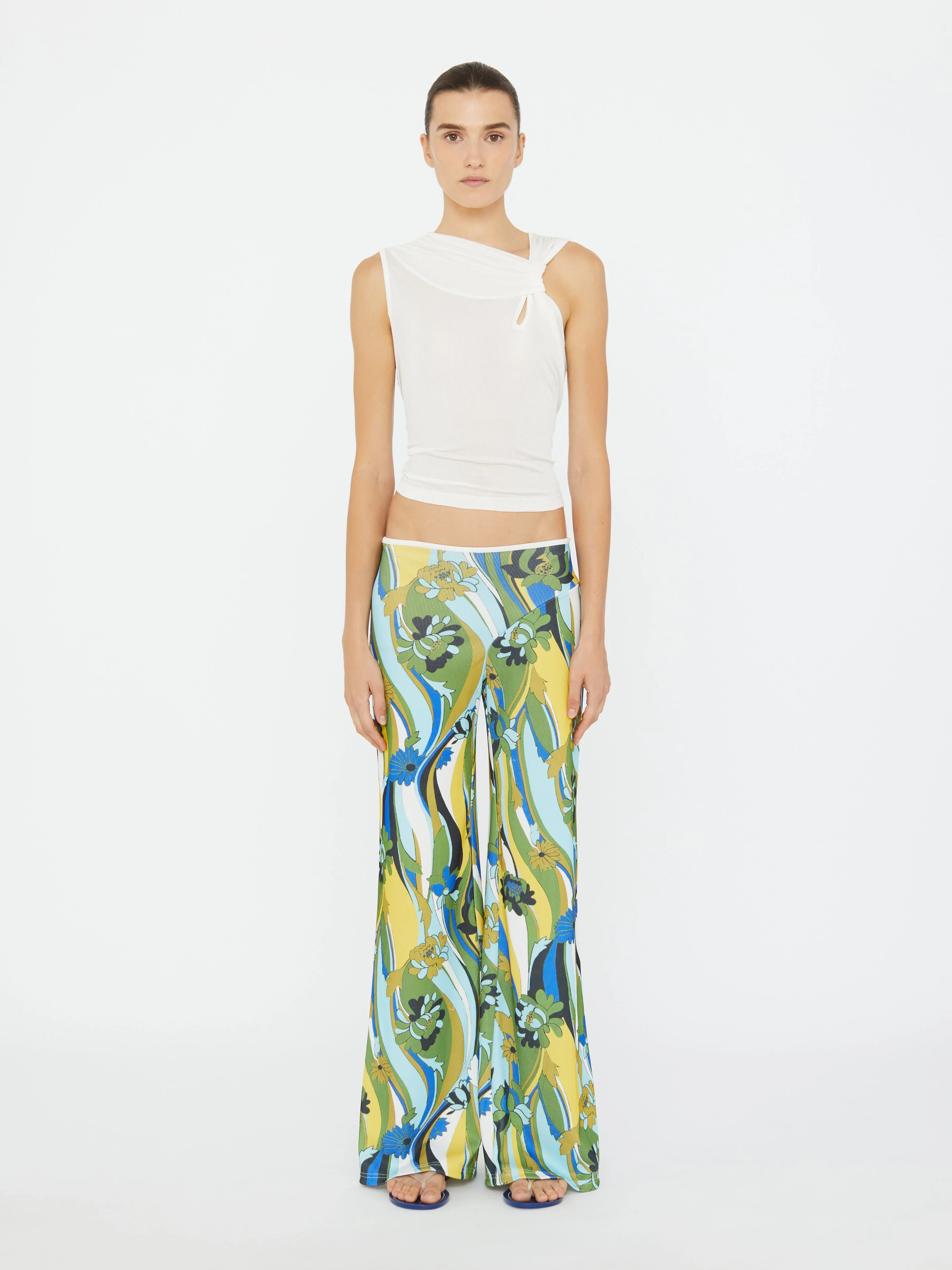 Christopher Esber - Acidic Floral Rib Pant