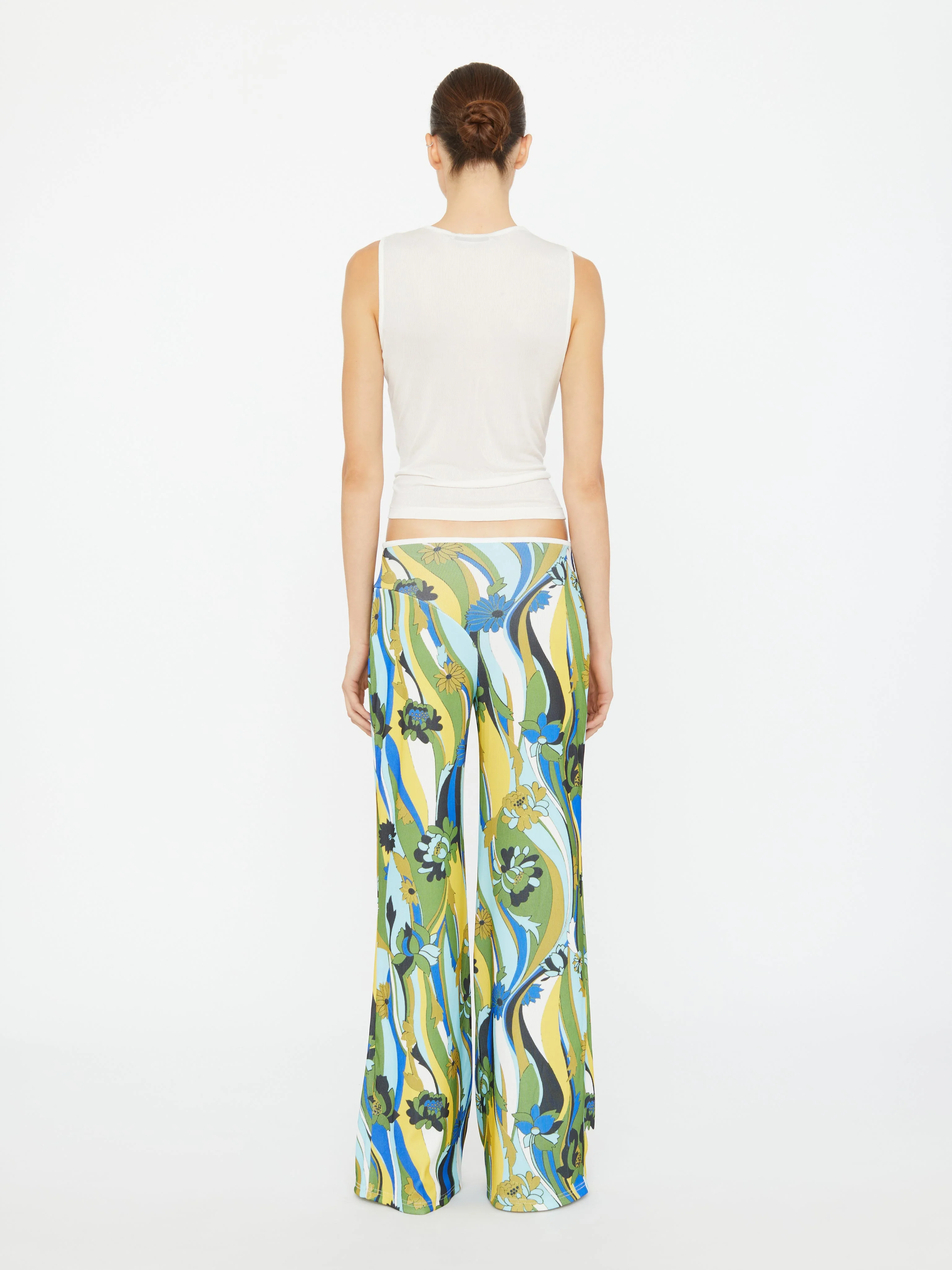 Christopher Esber - Acidic Floral Rib Pant - Image 4