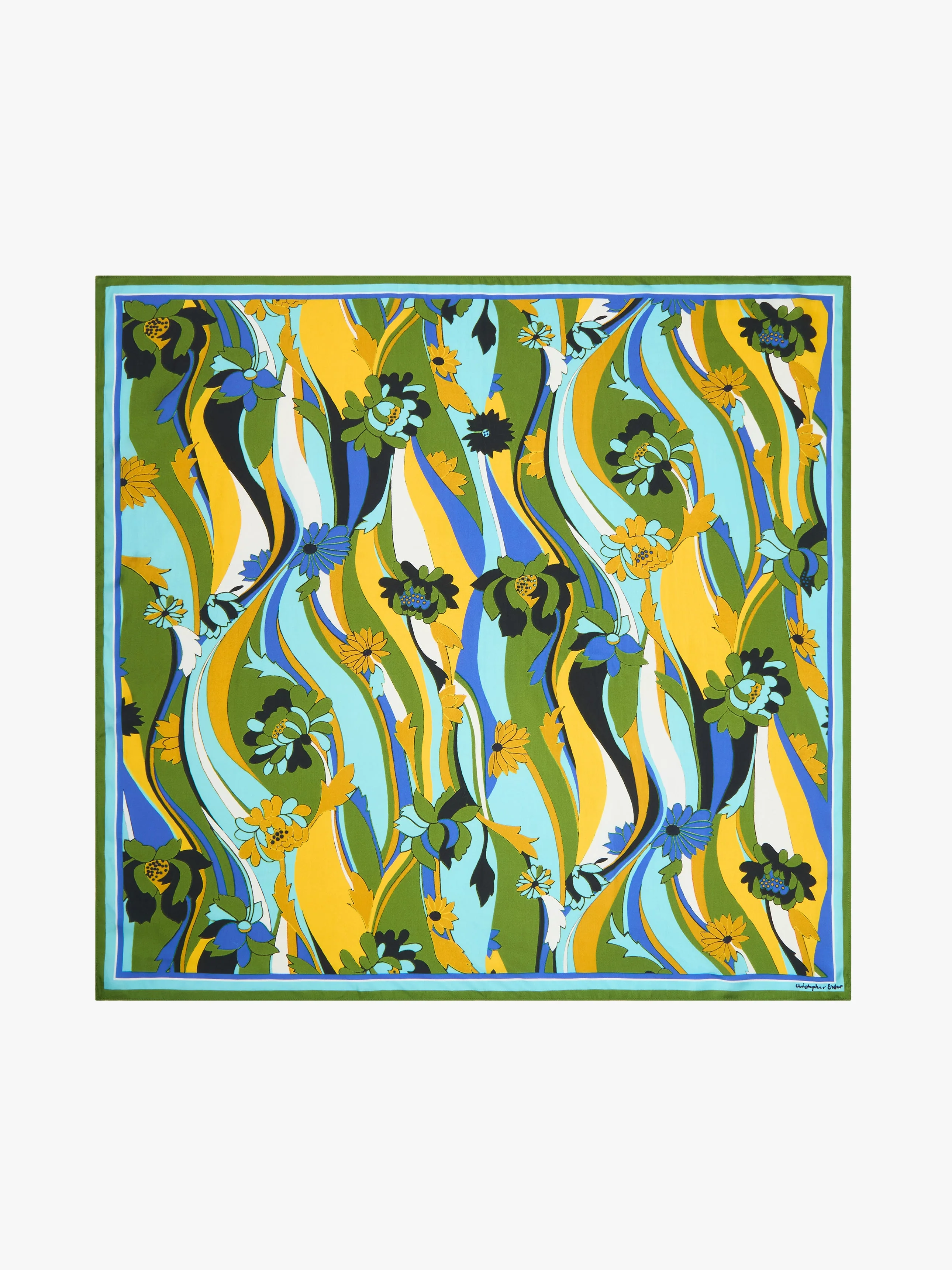 Christopher Esber - Acidic Floral Silk Scarf