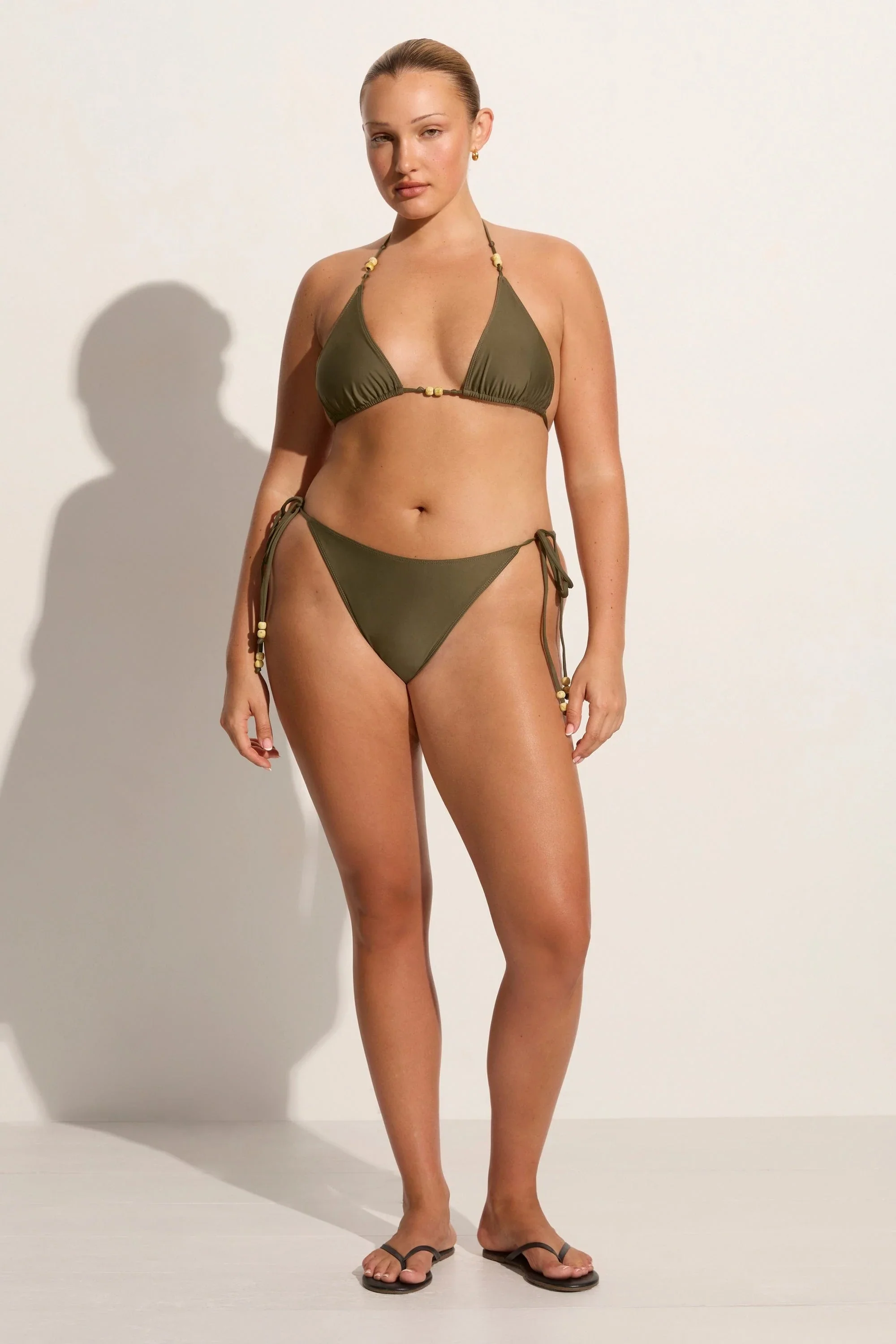 Faithfull - Ada Bikini Bottoms Khaki - Final Sale - Image 8