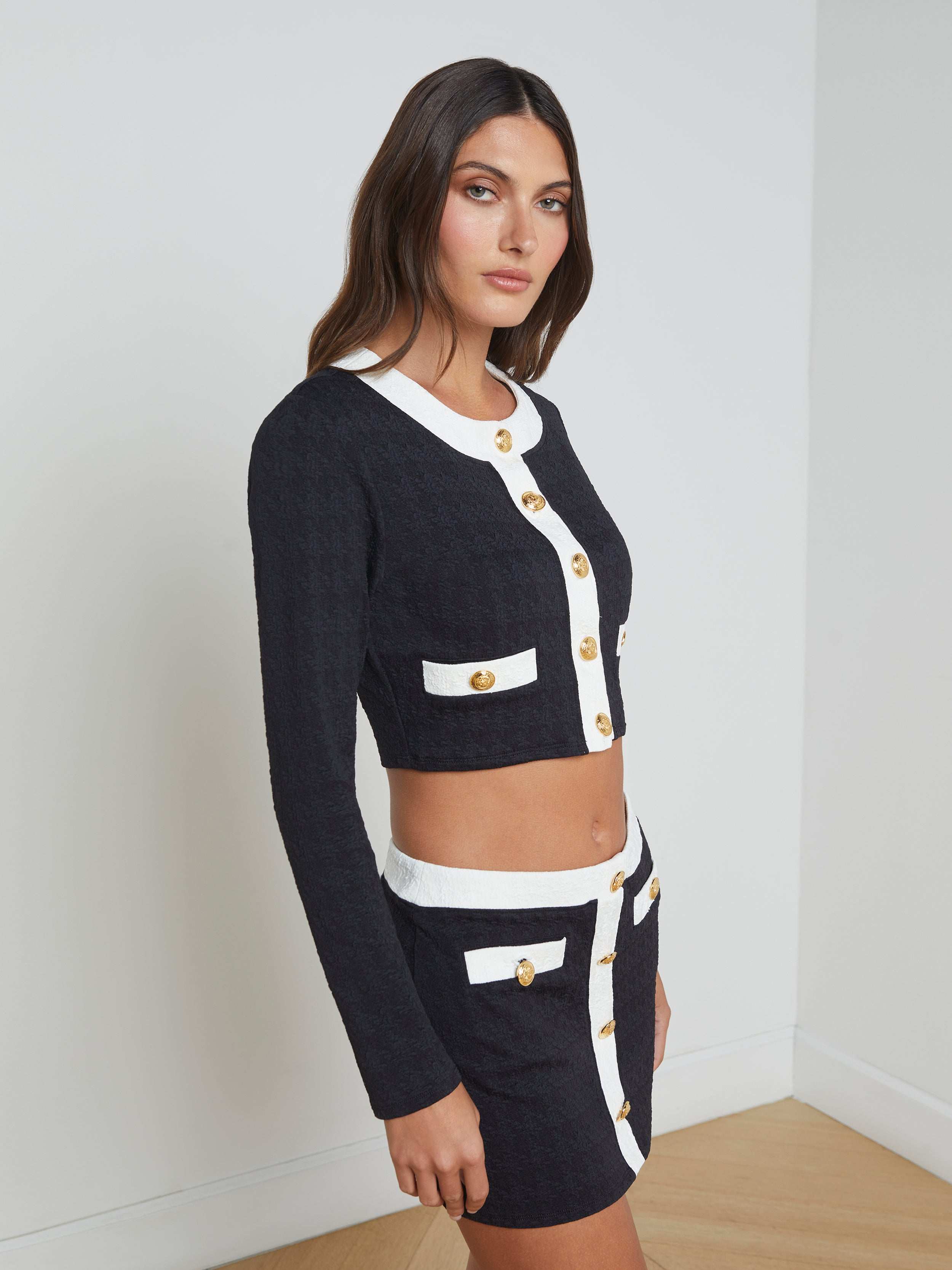 L'AGENCE - Adaline Cardigan Cover - Up - Image 5