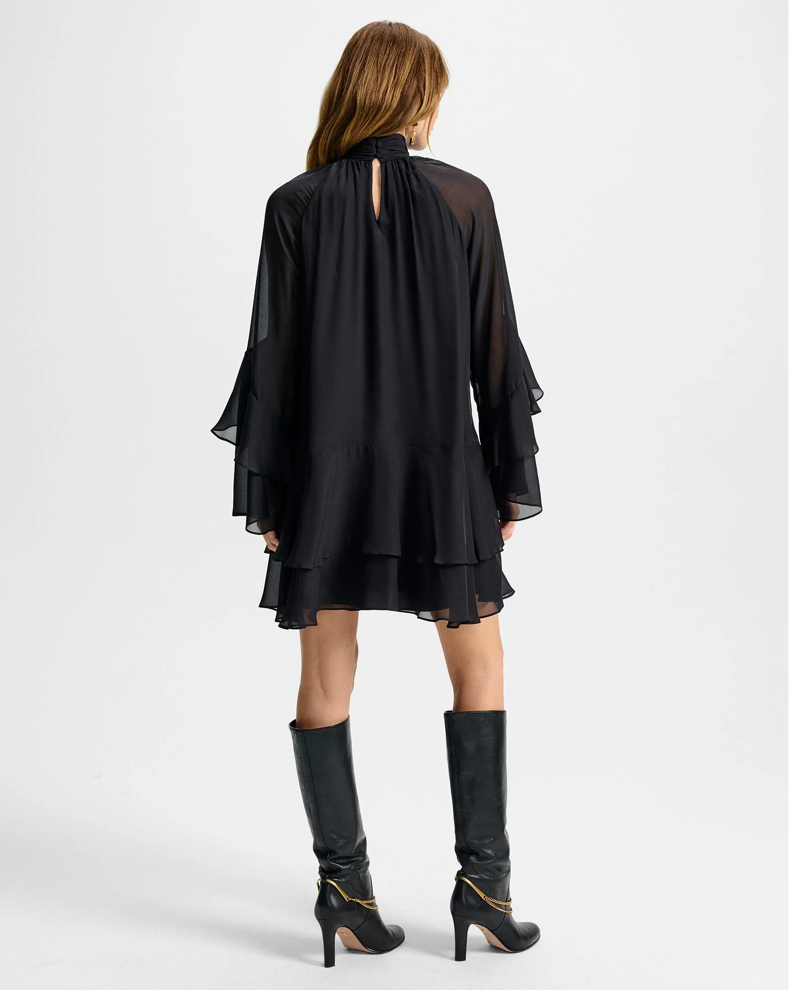 Veronica Beard - Adlington Silk Mini Dress - Image 5