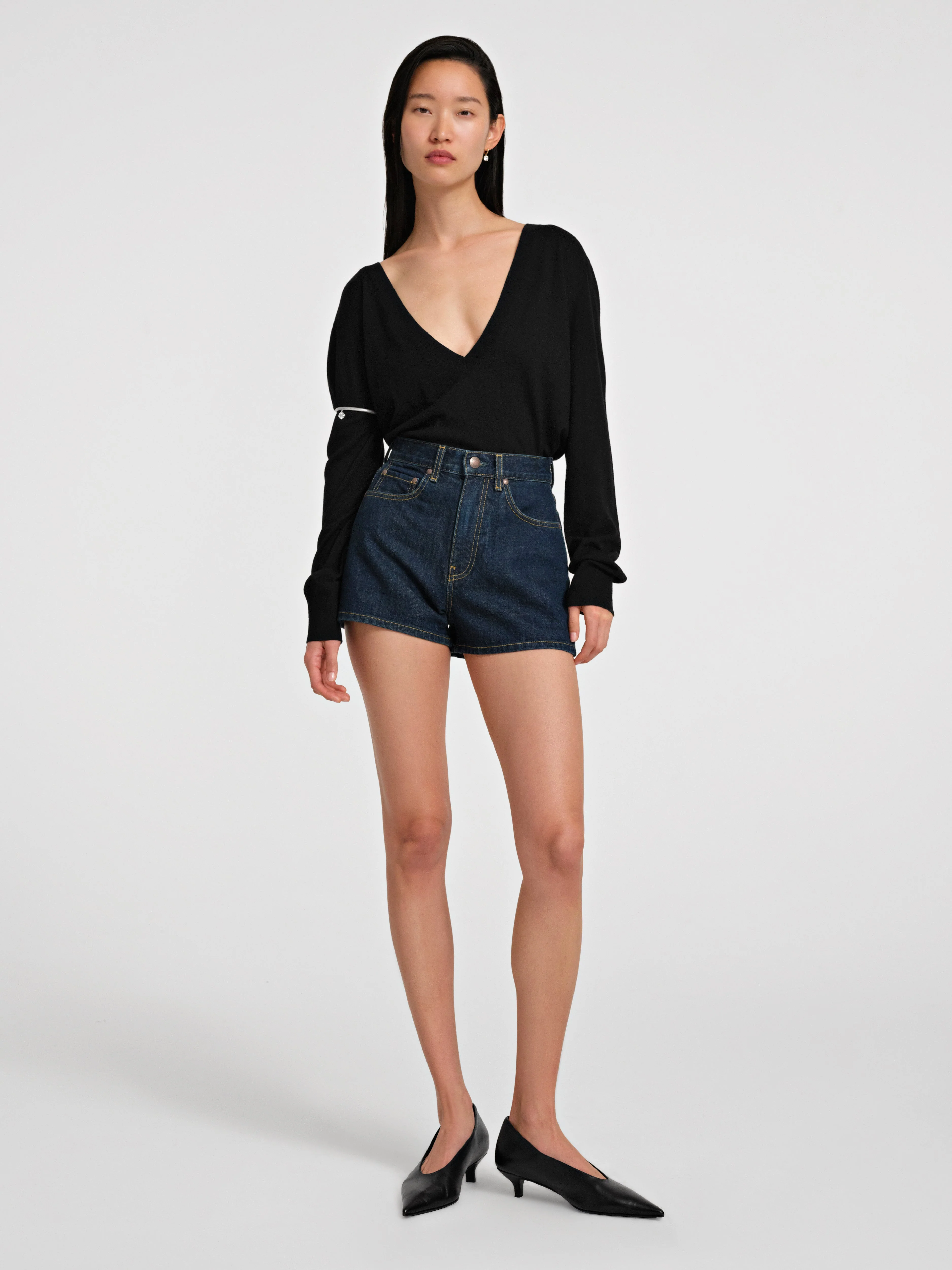 Aflalo - Chopin Short in Rigid Denim - Image 2