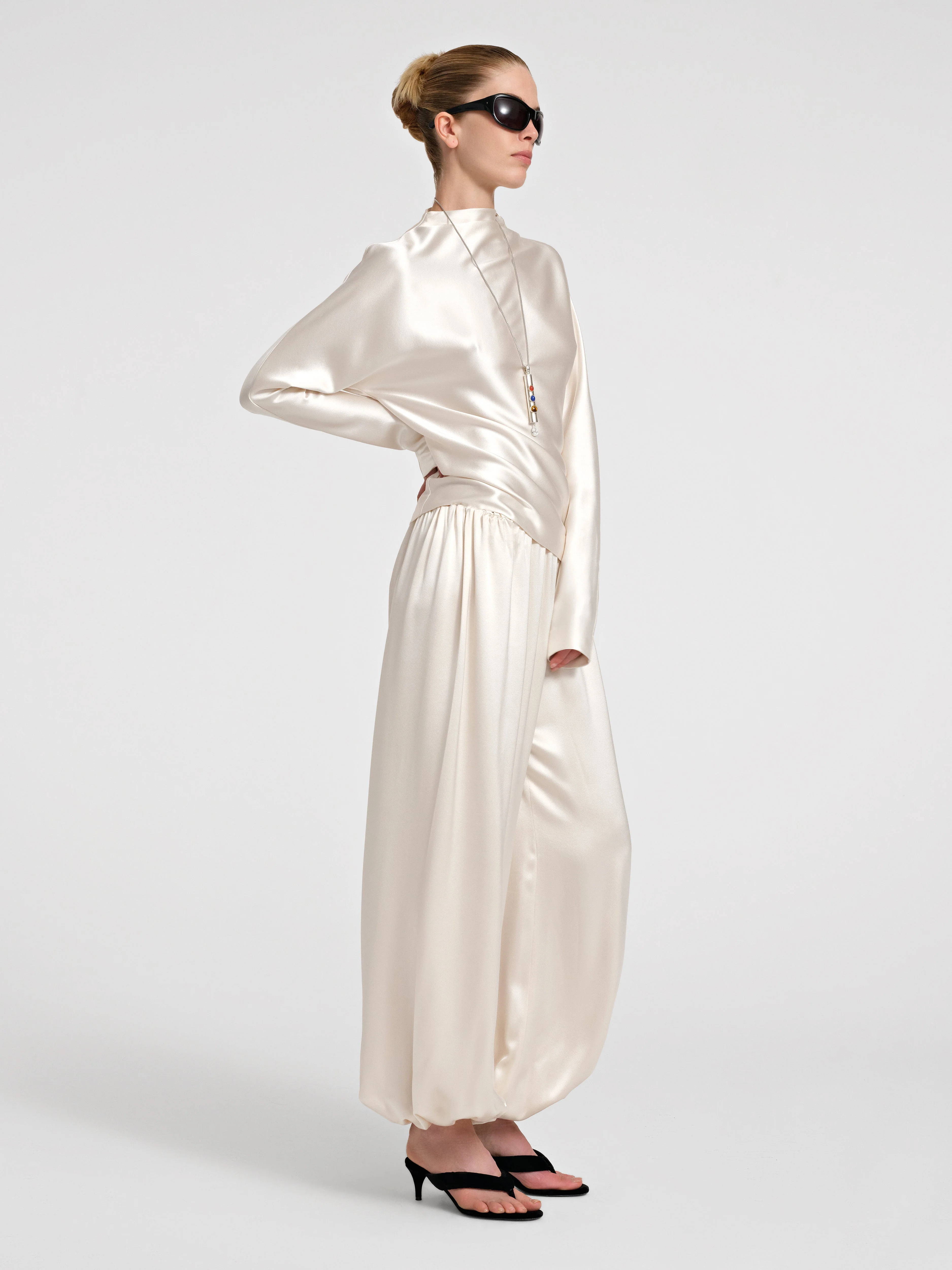 Aflalo - Elena Pant in Silk - Image 3