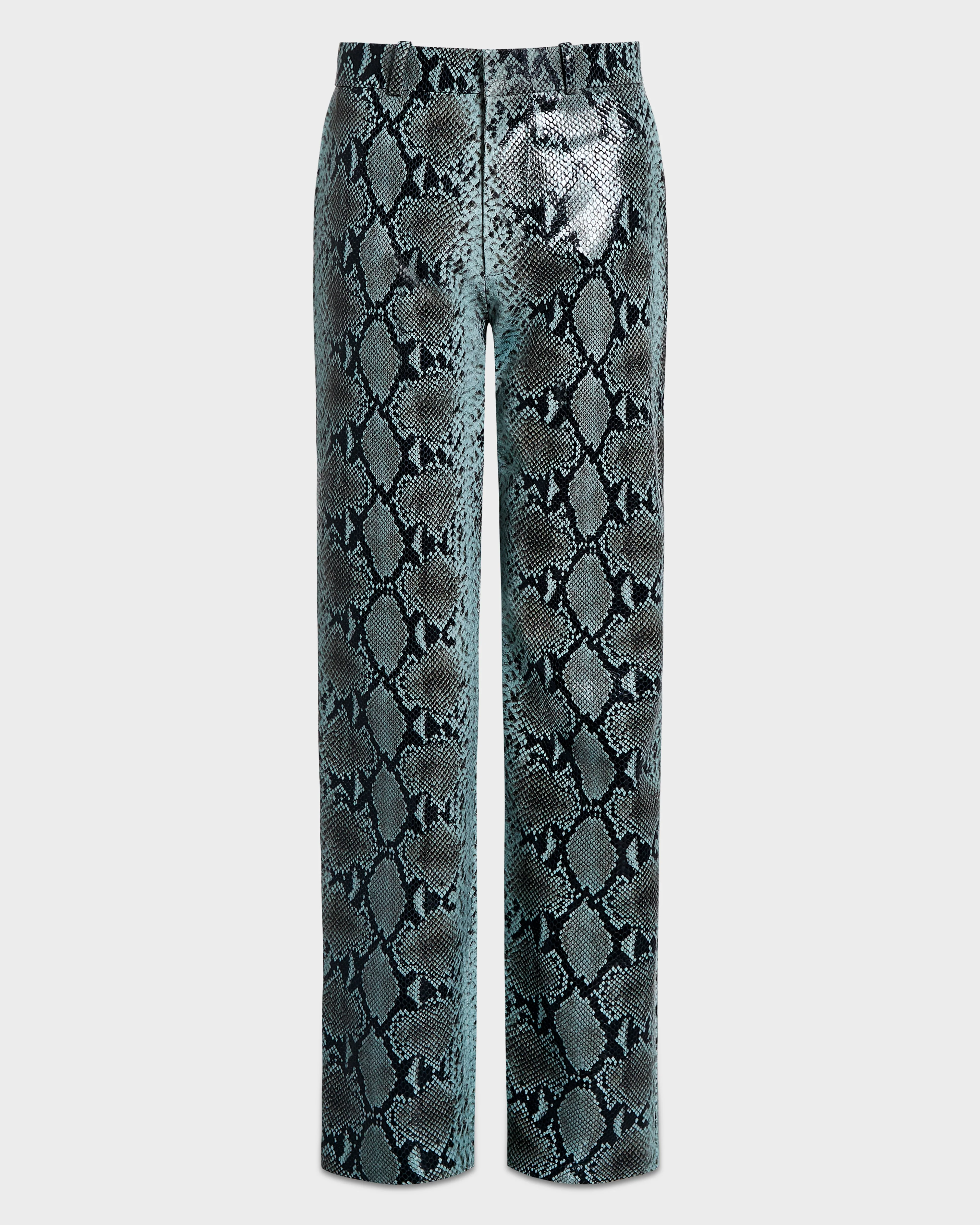 Aflalo - Lazare Trouser in Python Embossed Leather