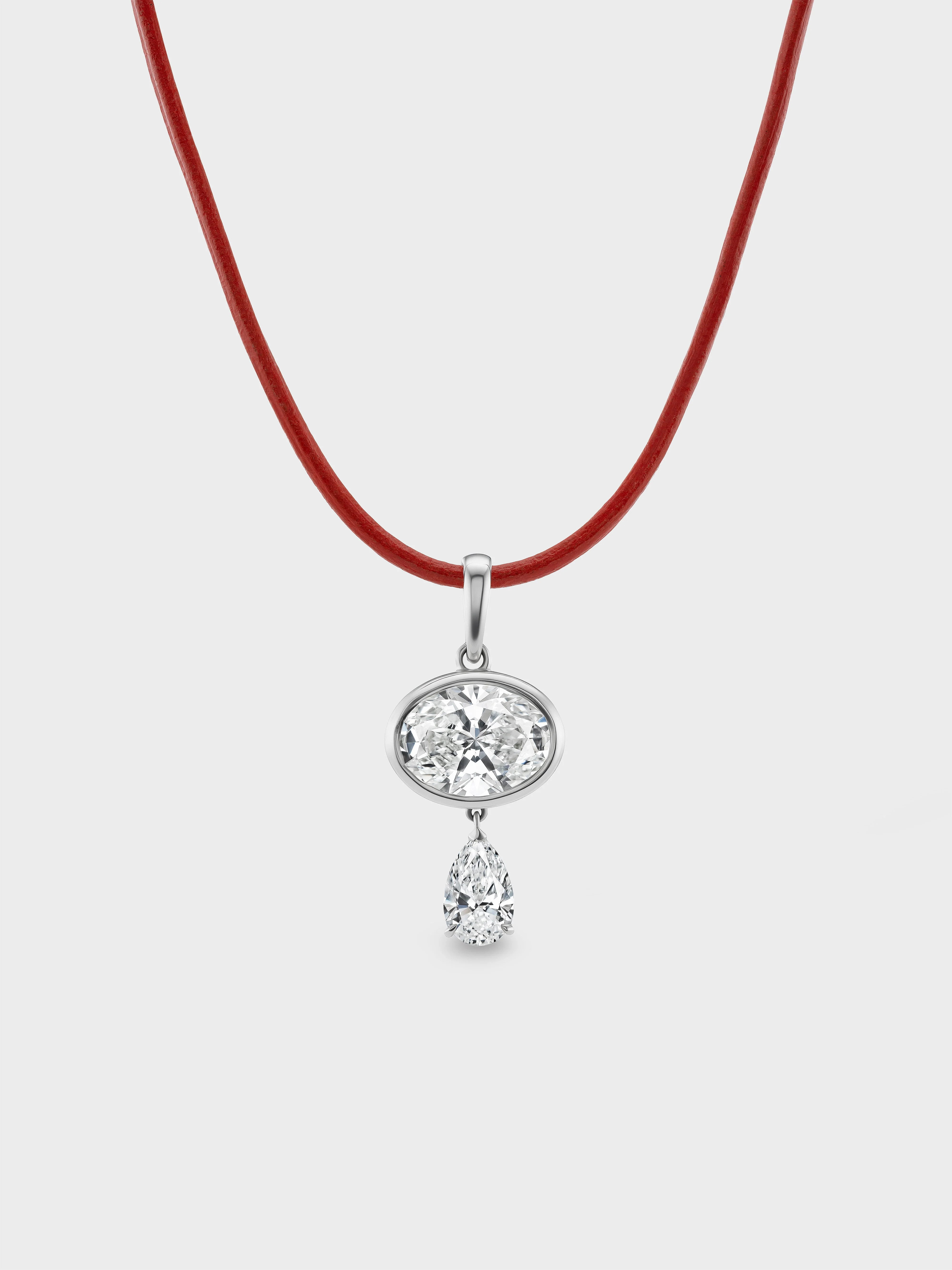 Aflalo - Lone Diamond Pendant Necklace - Image 3