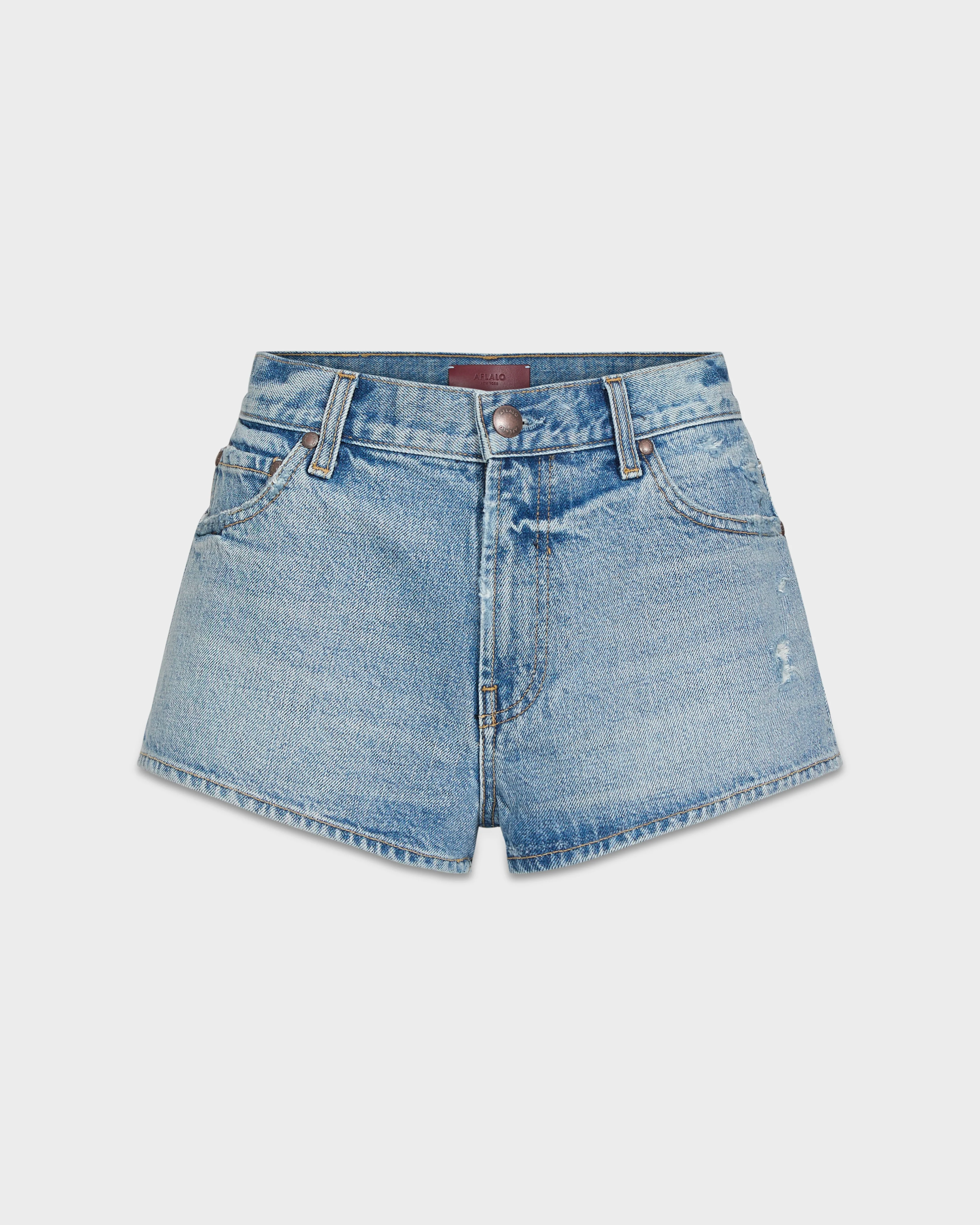 Aflalo - Mann Short in Rigid Denim