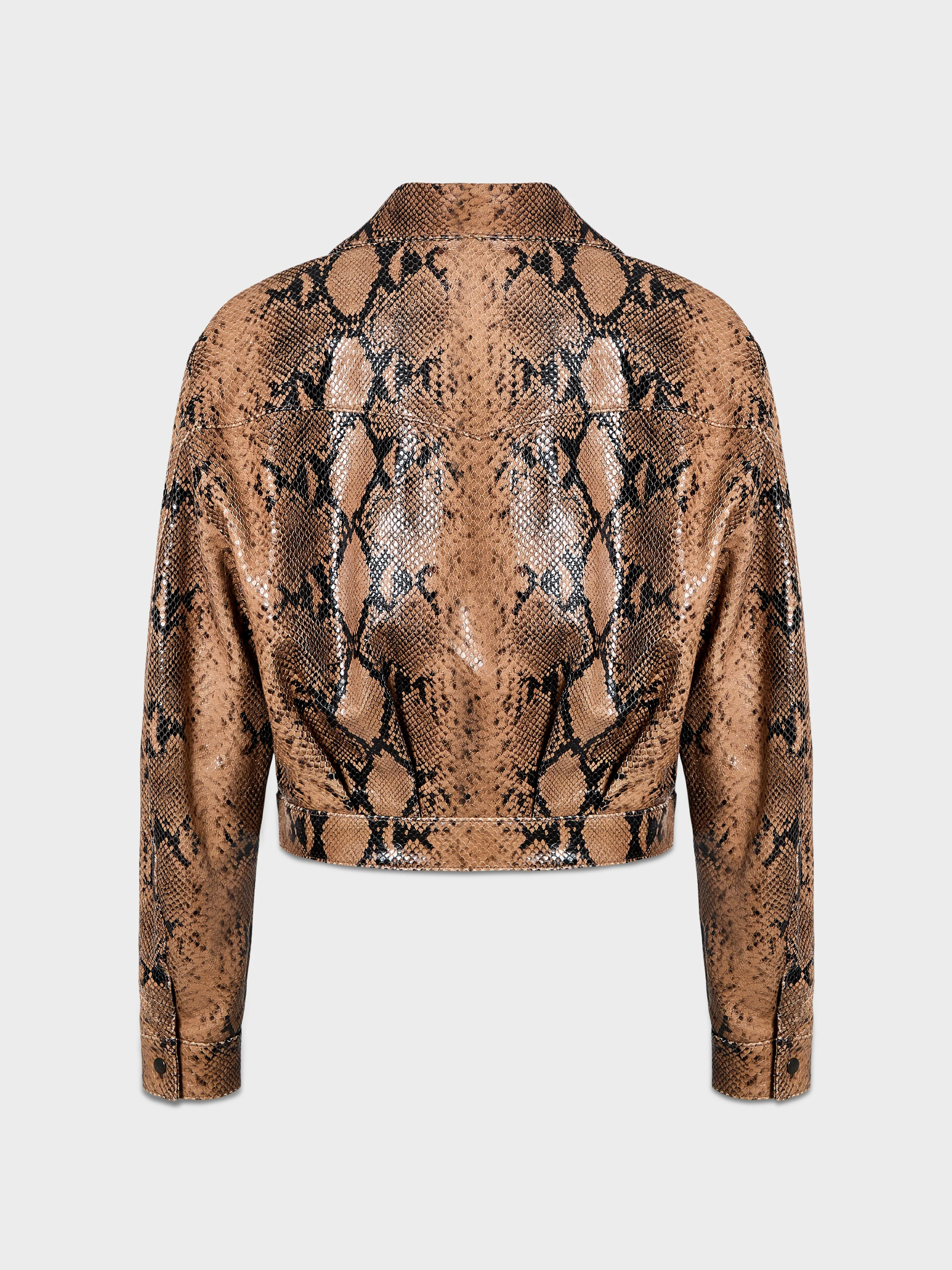 Aflalo - Mentra Jacket in Python Embossed Leather - Image 2