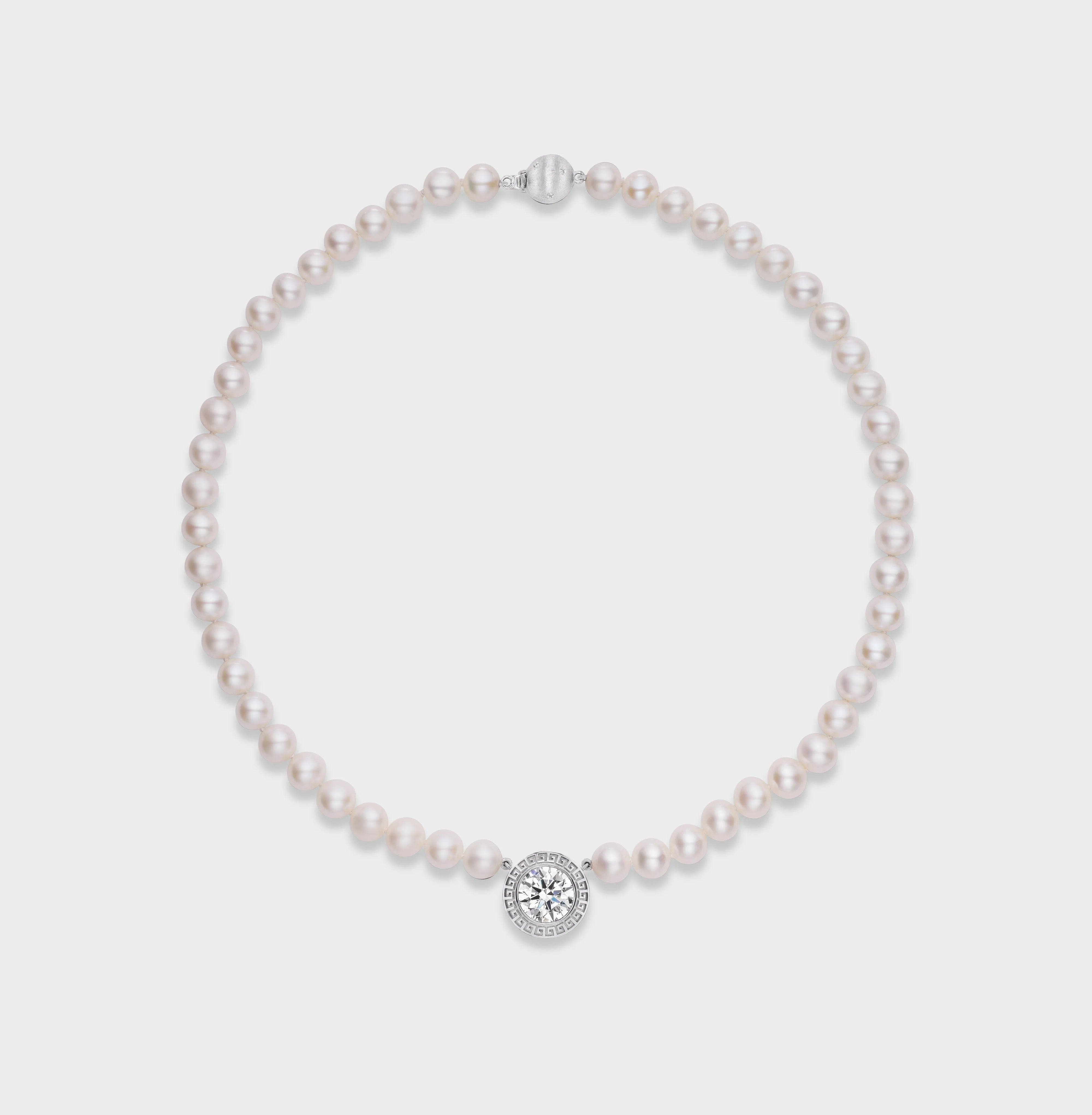 Aflalo - Oracle Strand Necklace in White Gold
