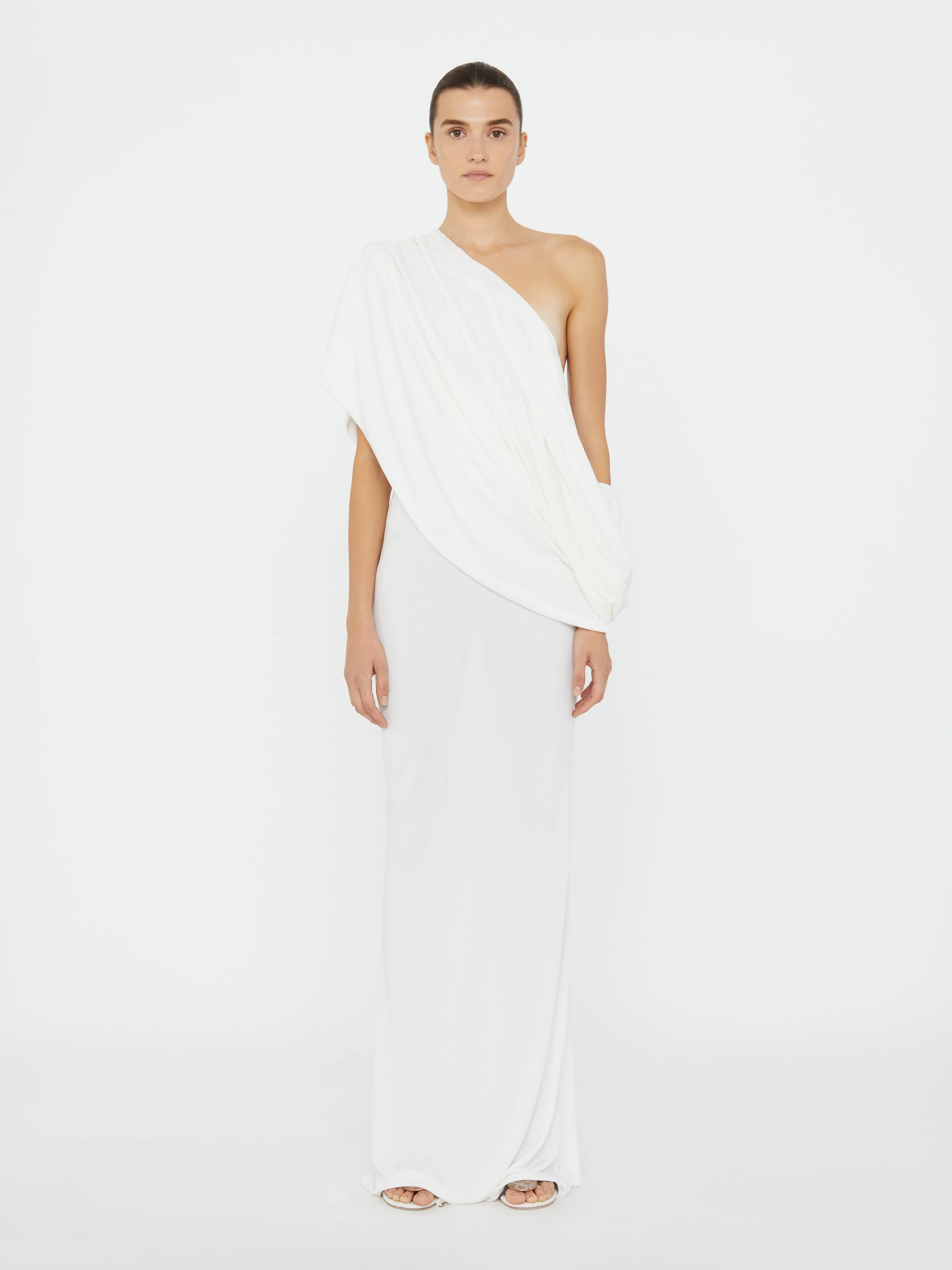 Christopher Esber - Aiba Draped Jersey Tee Dress - Image 3
