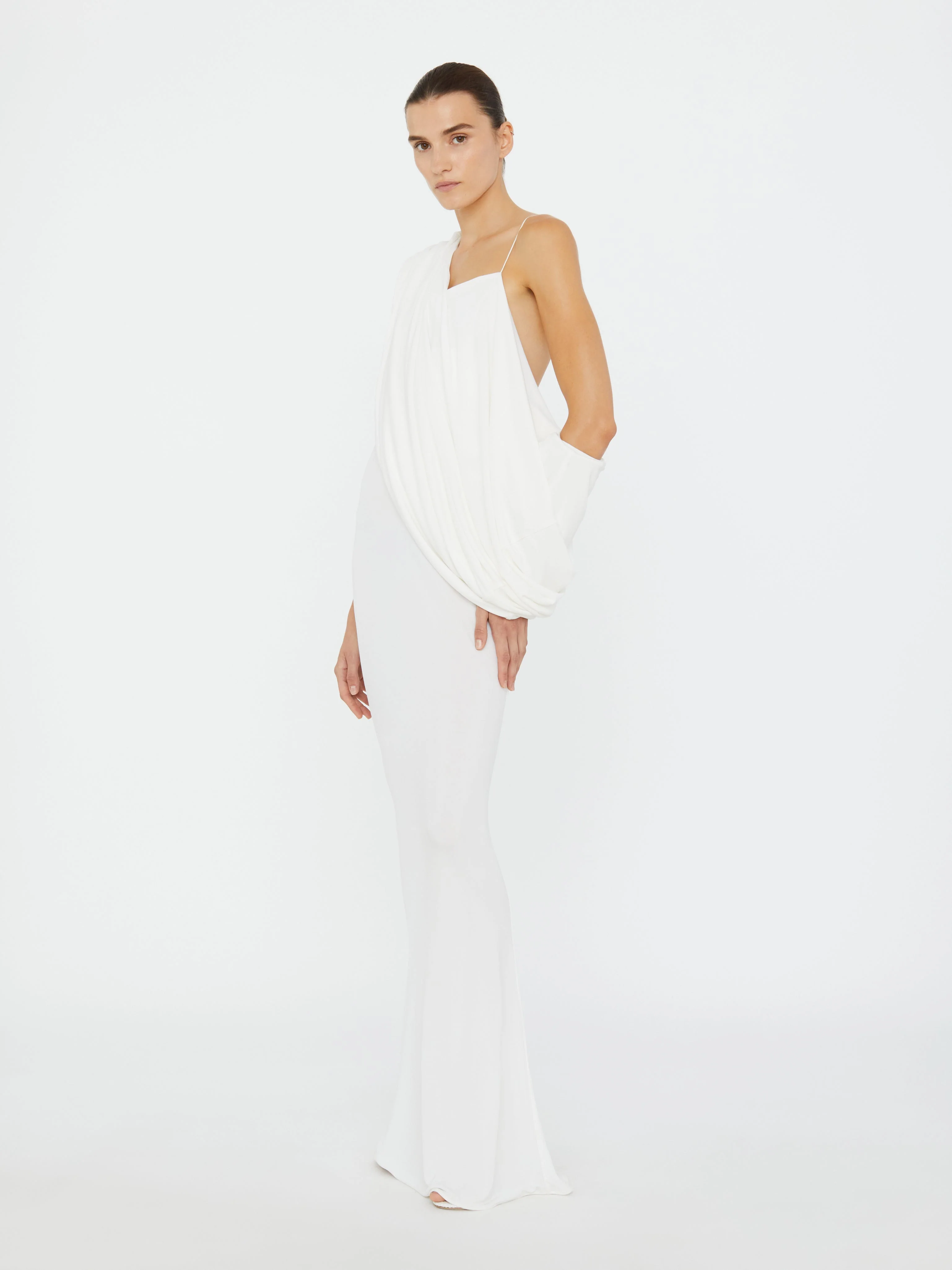 Christopher Esber - Aiba Draped Jersey Tee Dress - Image 6