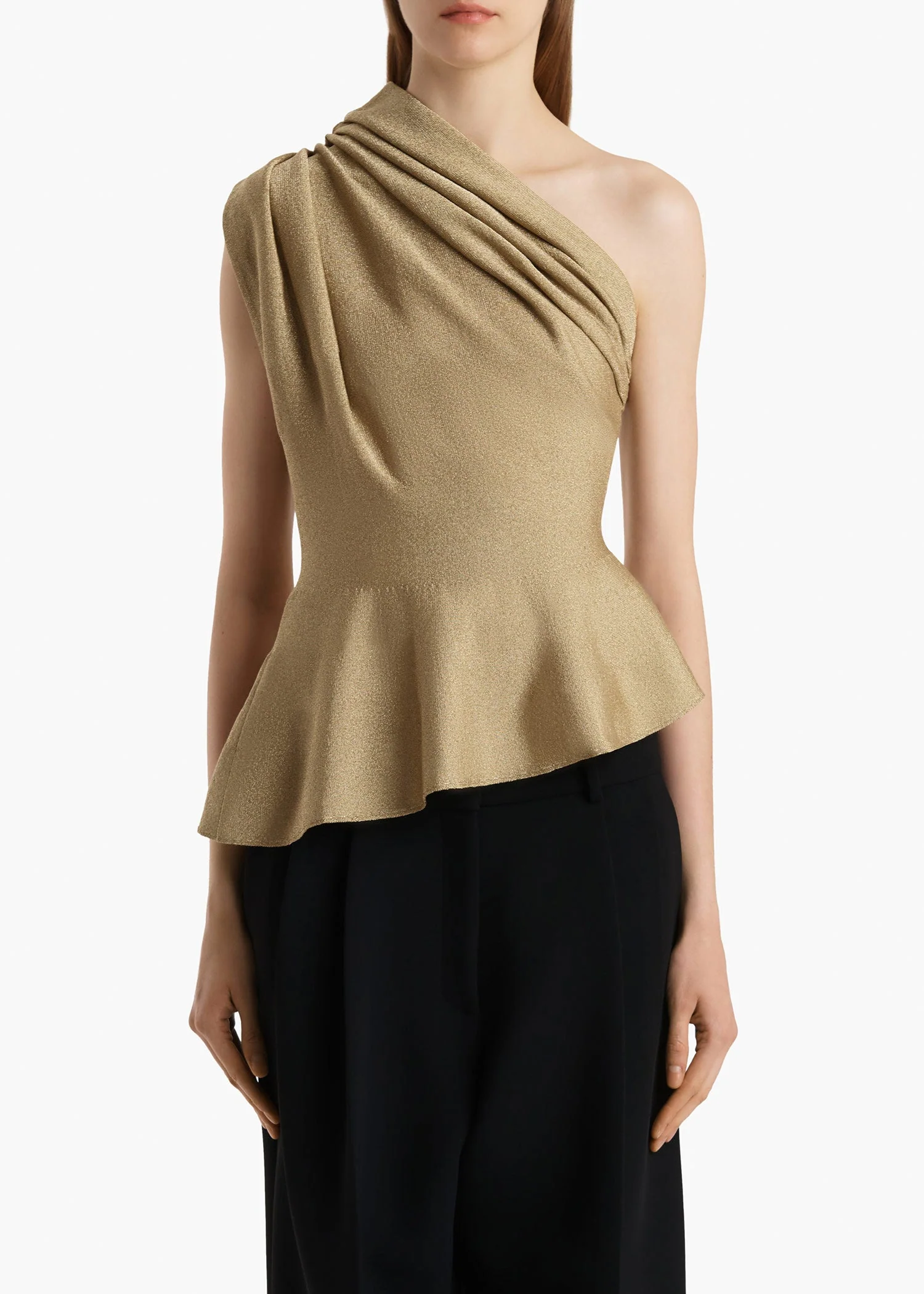 Khaite - Aimee Top in Gold - Image 10