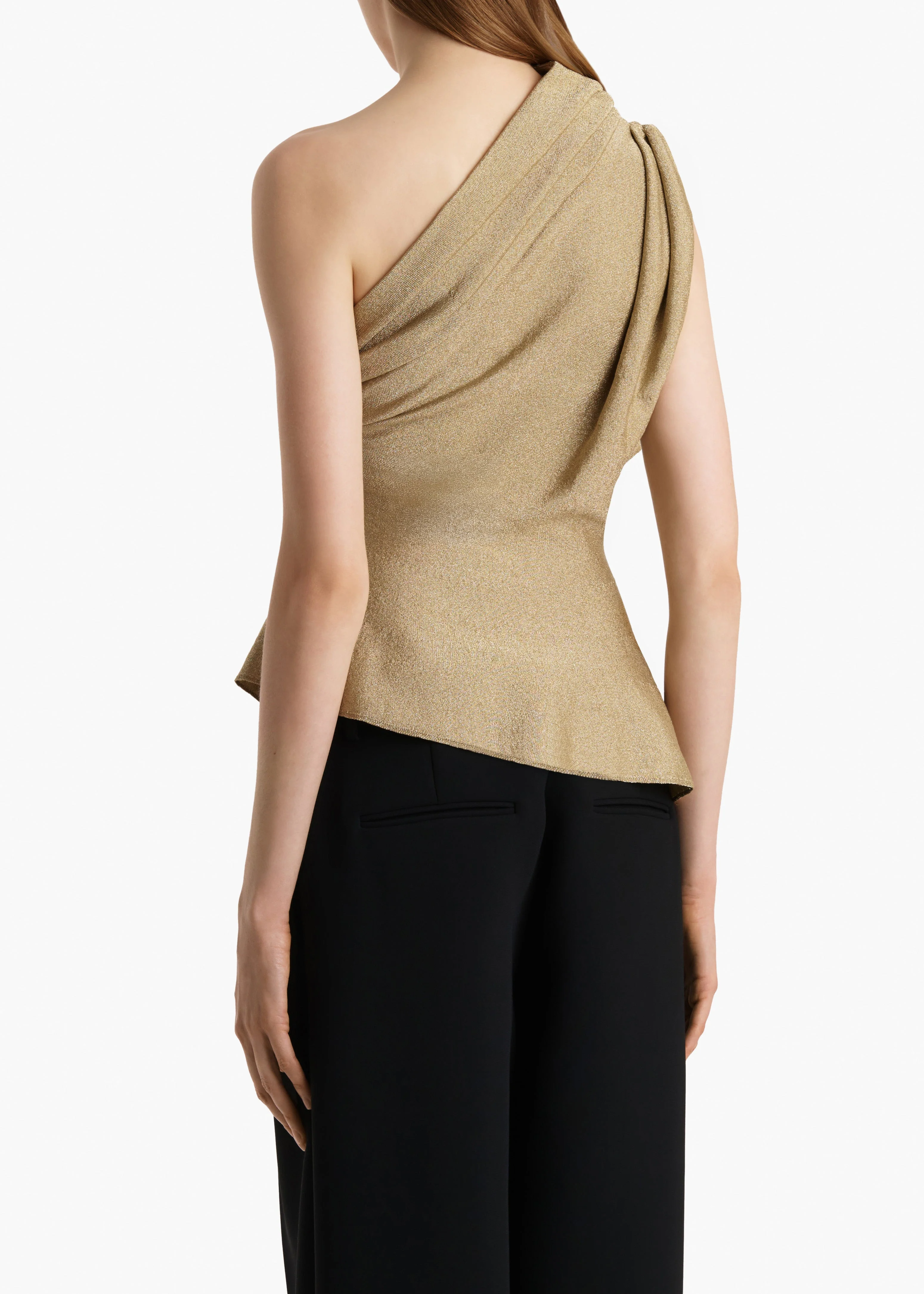 Khaite - Aimee Top in Gold - Image 11