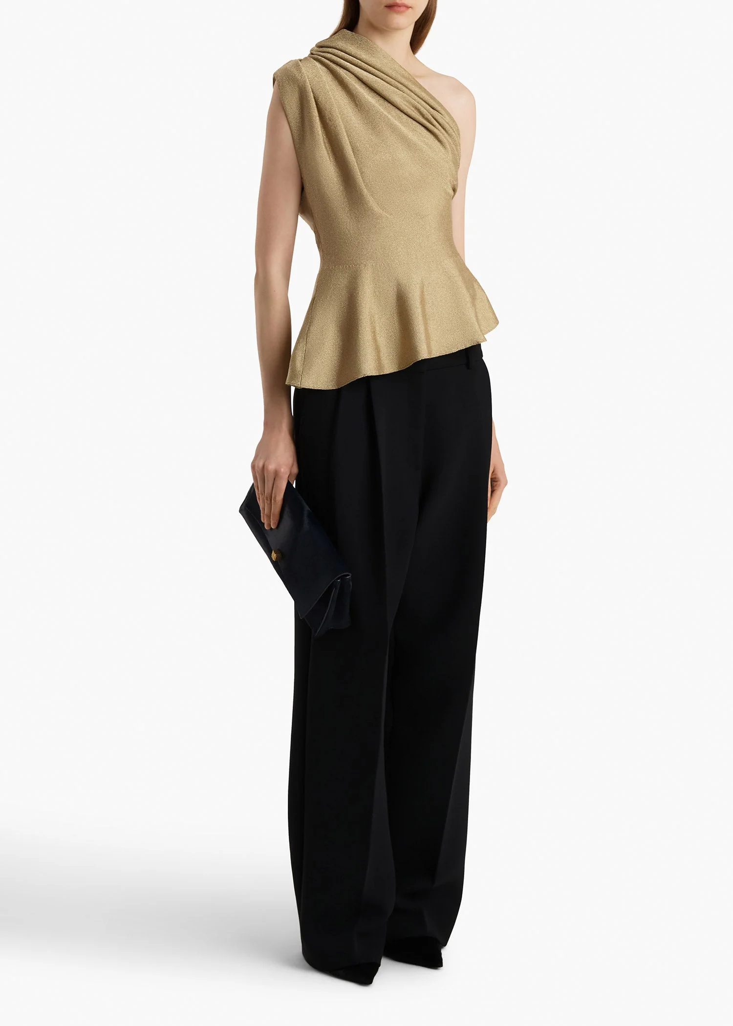 Khaite - Aimee Top in Gold - Image 2