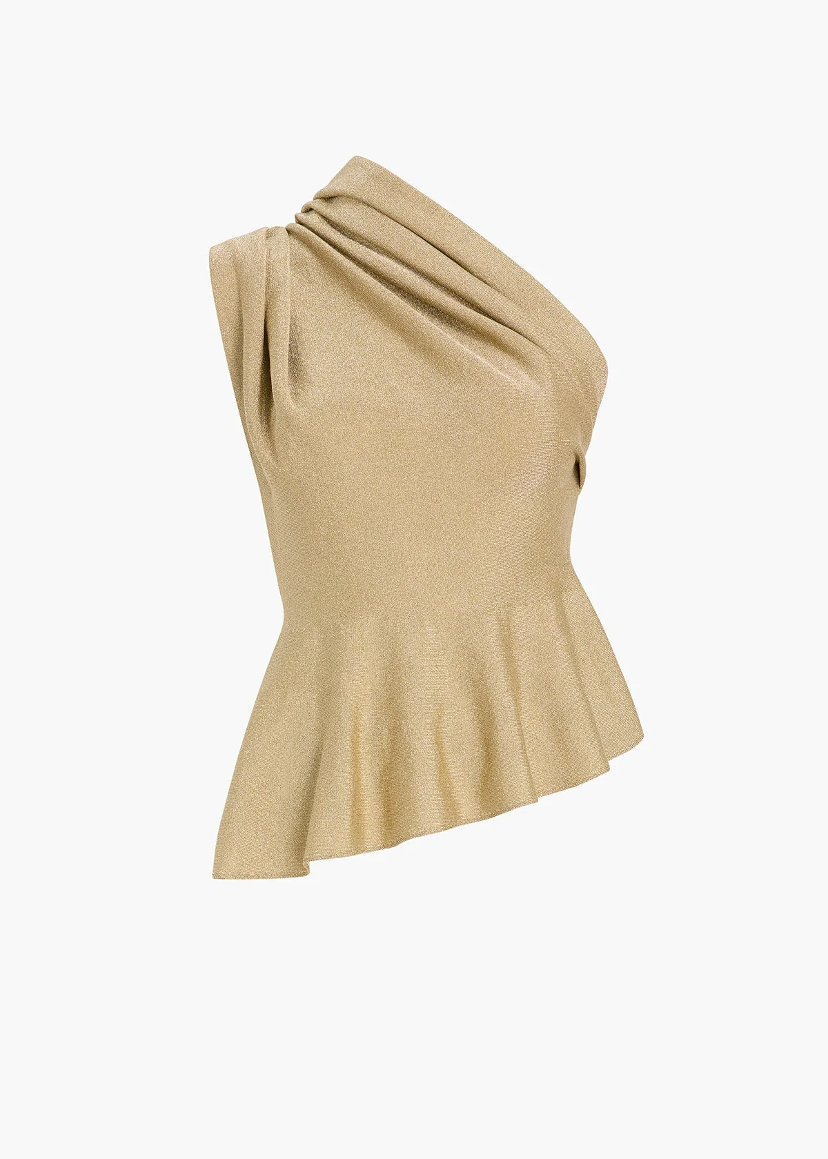 Khaite - Aimee Top in Gold - Image 8