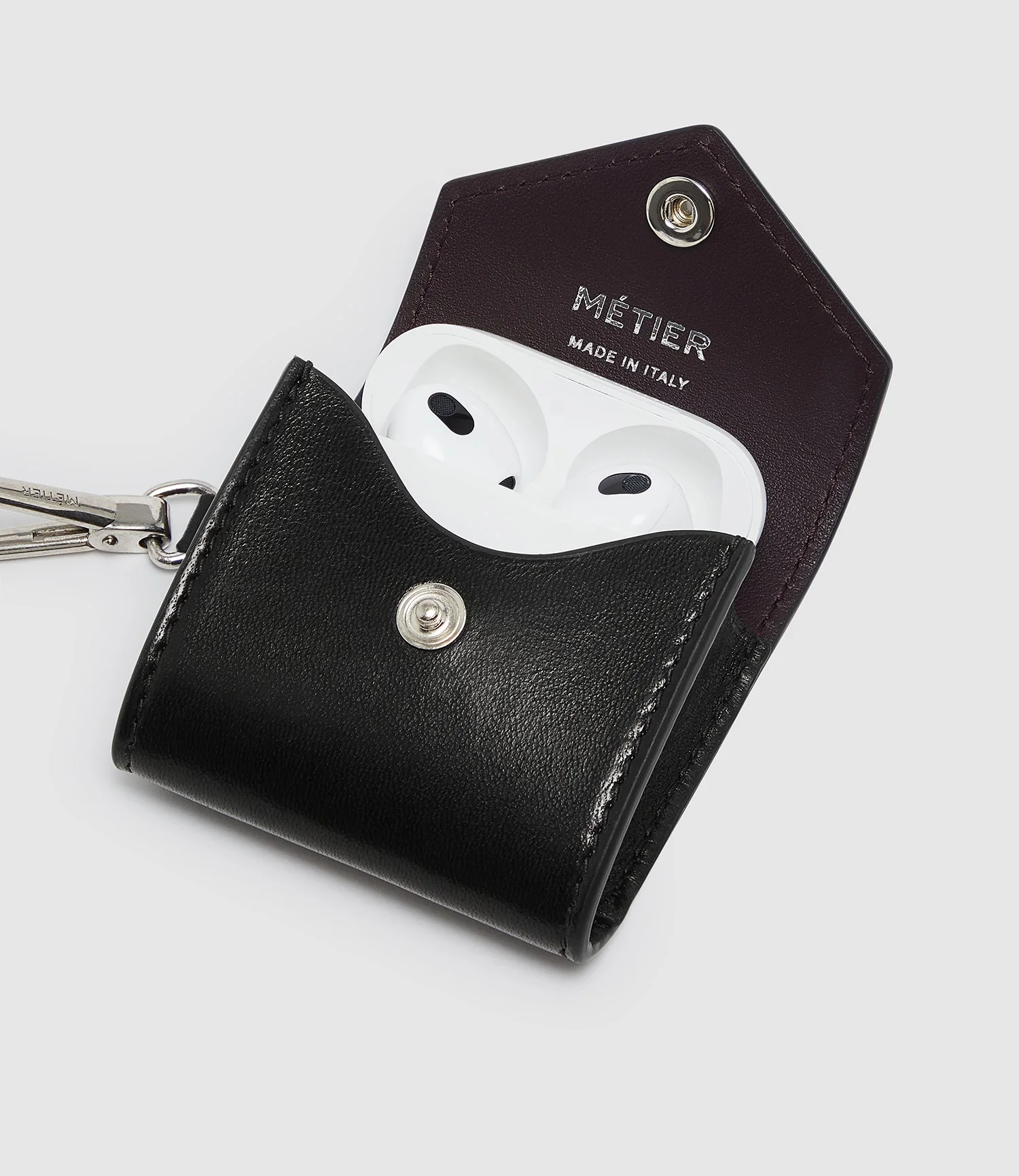 Metier - Airpods Case Buttery Nappa Black - Image 2