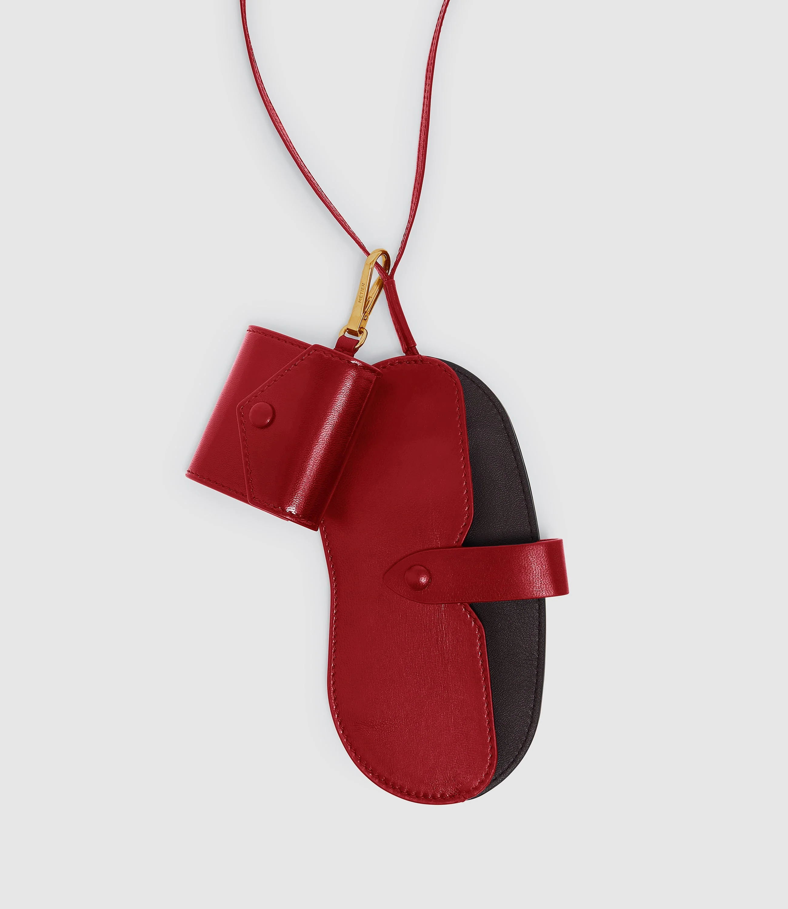 Metier - Airpods Case Buttery Nappa Pomodoro - Image 3