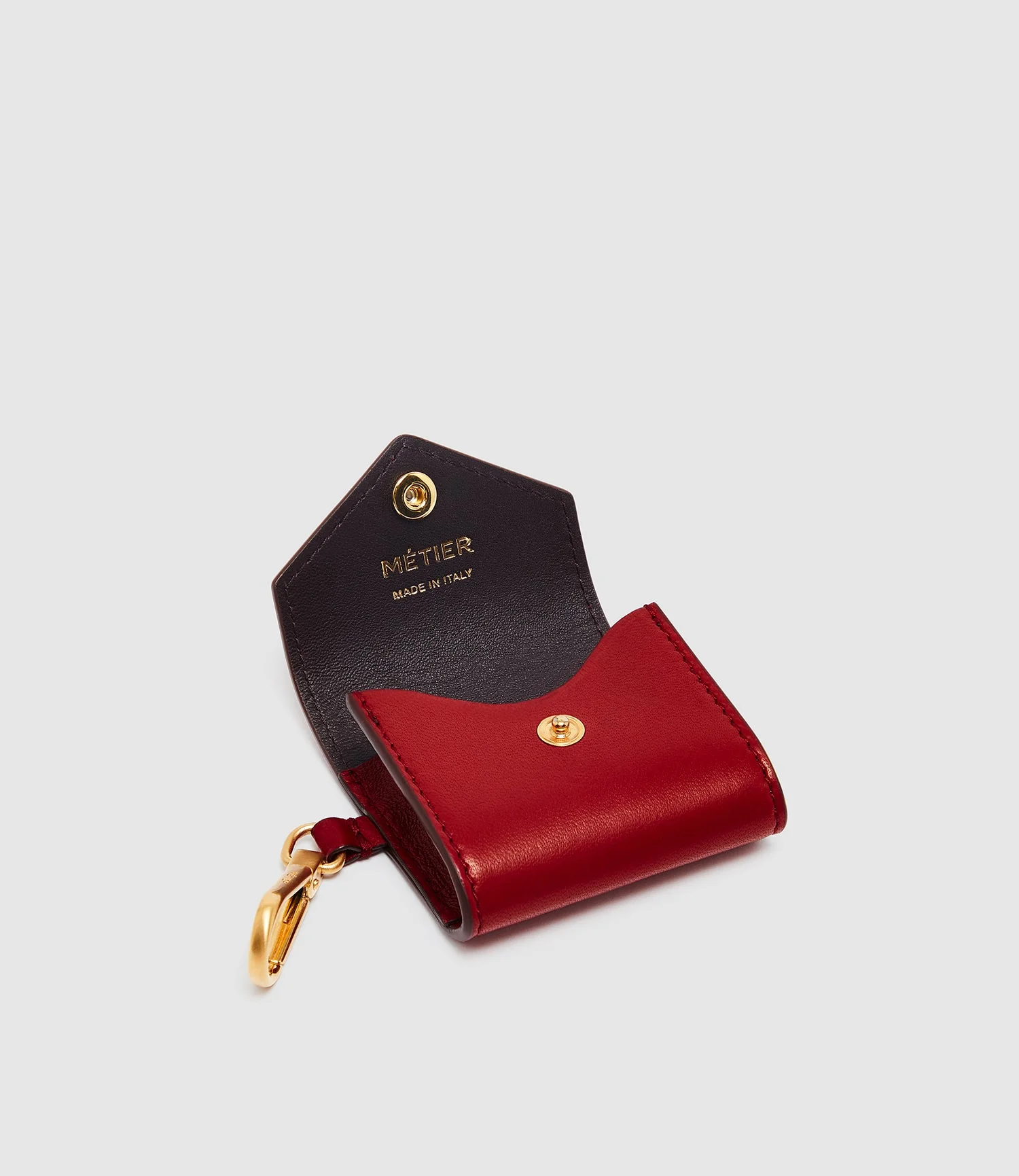 Metier - Airpods Case Buttery Nappa Pomodoro - Image 4