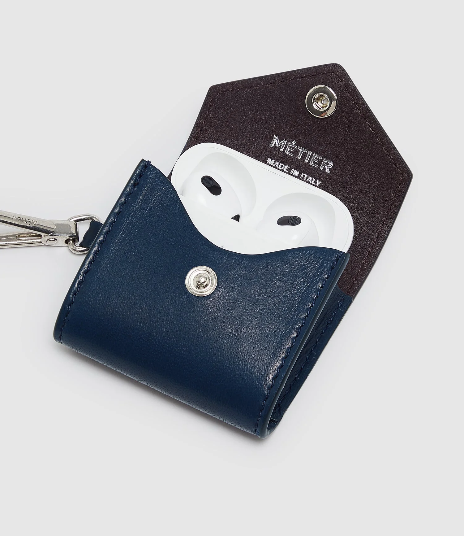 Metier - Airpods Case Buttery Nappa Sapphire - Image 2