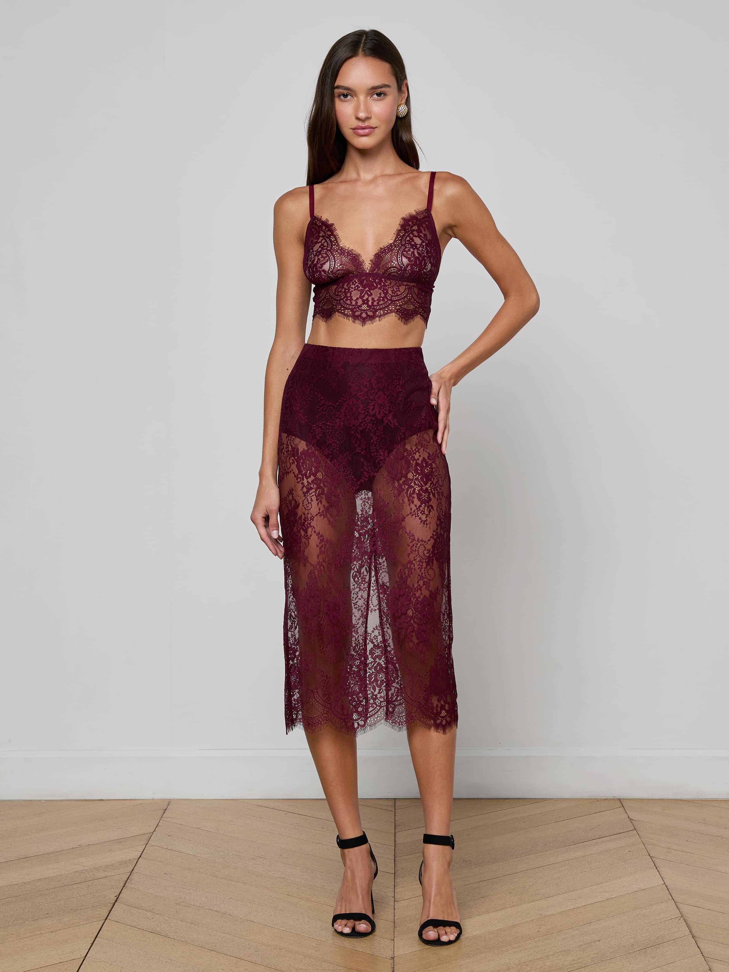 L'AGENCE - Aislin Lace Bralette - Image 3
