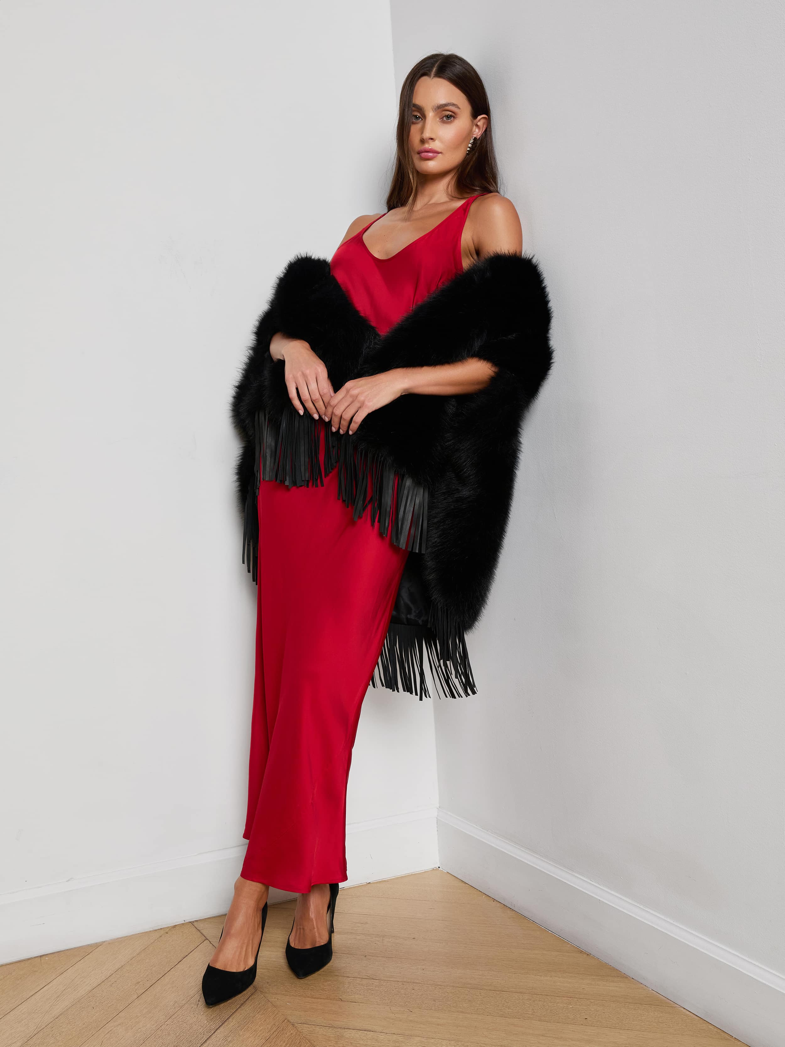 L'AGENCE - Akiya Satin Maxi Dress - Image 2