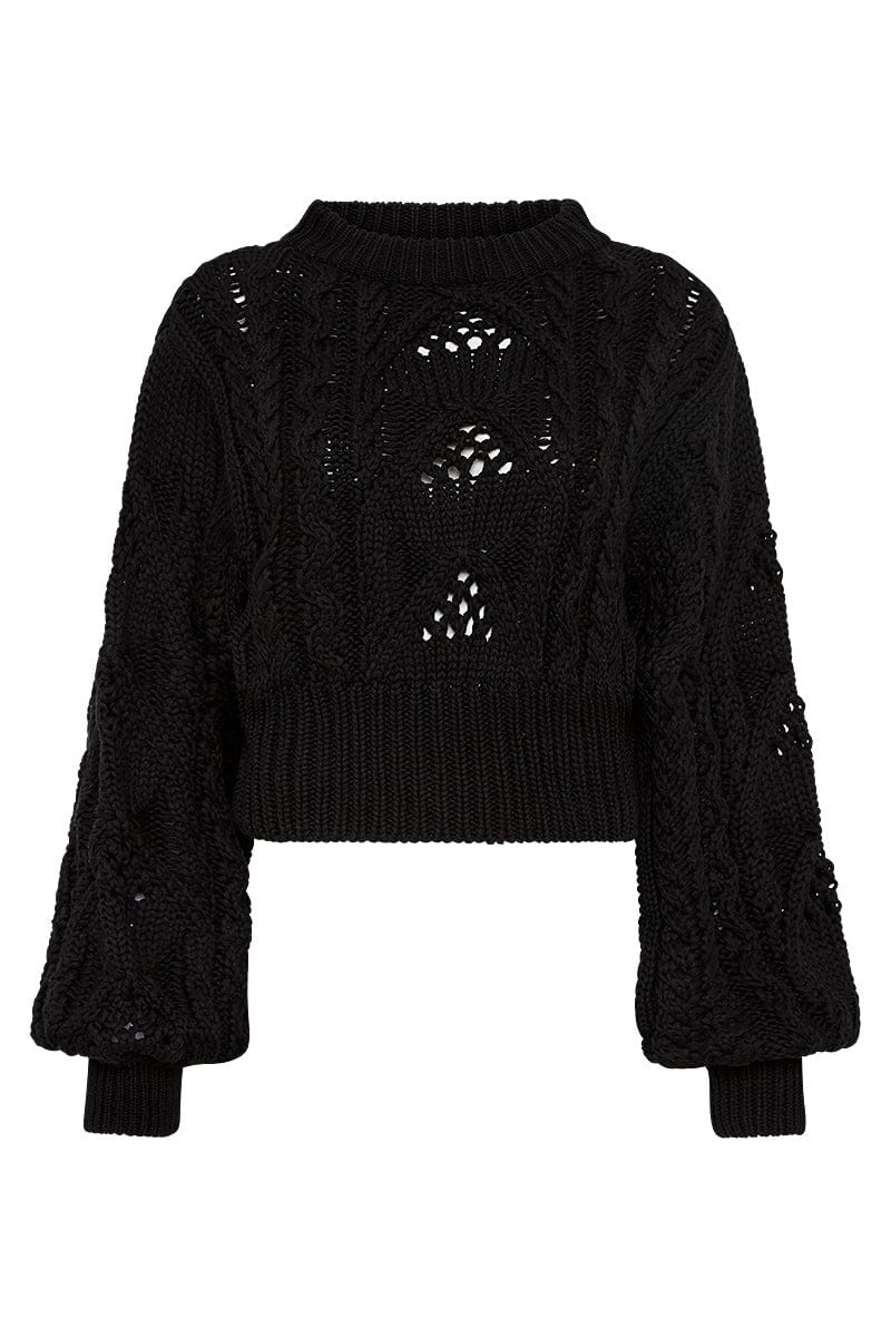 Faithfull - Alanna Knit Jumper Black - Final Sale - Image 8