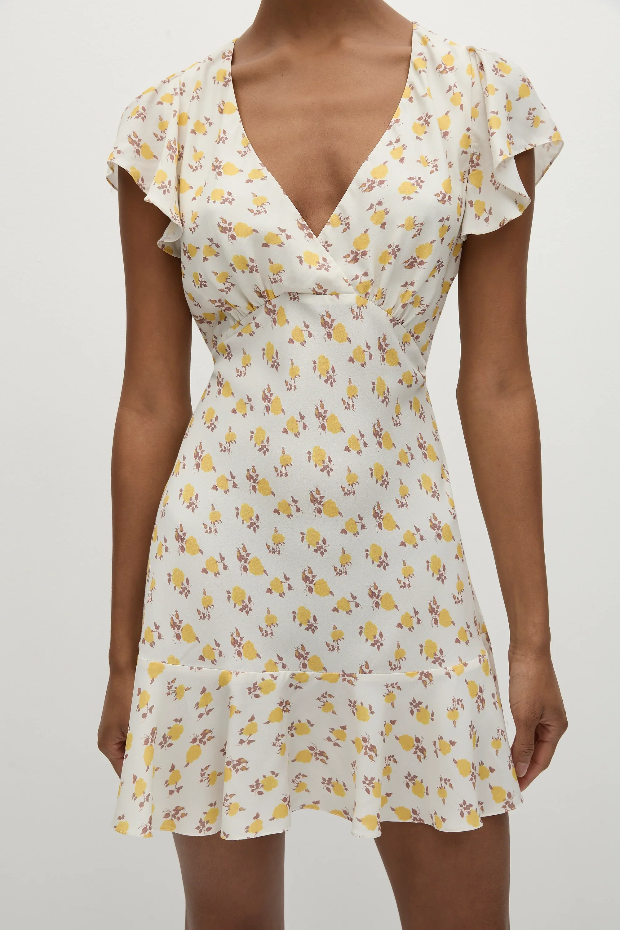 Faithfull - Alba Mini Dress Hazy Rose Canary - Final Sale - Image 2