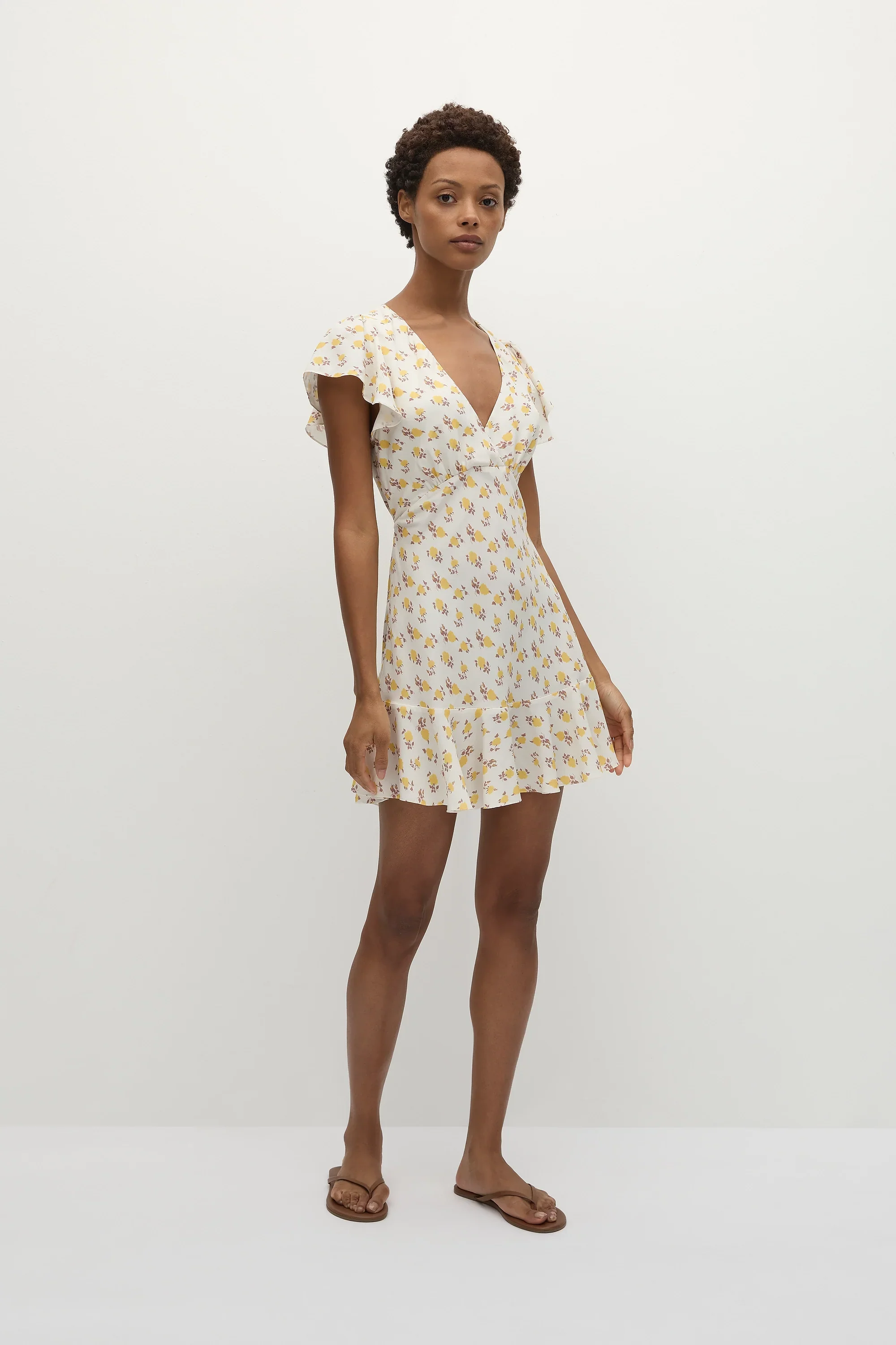 Faithfull - Alba Mini Dress Hazy Rose Canary - Final Sale - Image 3