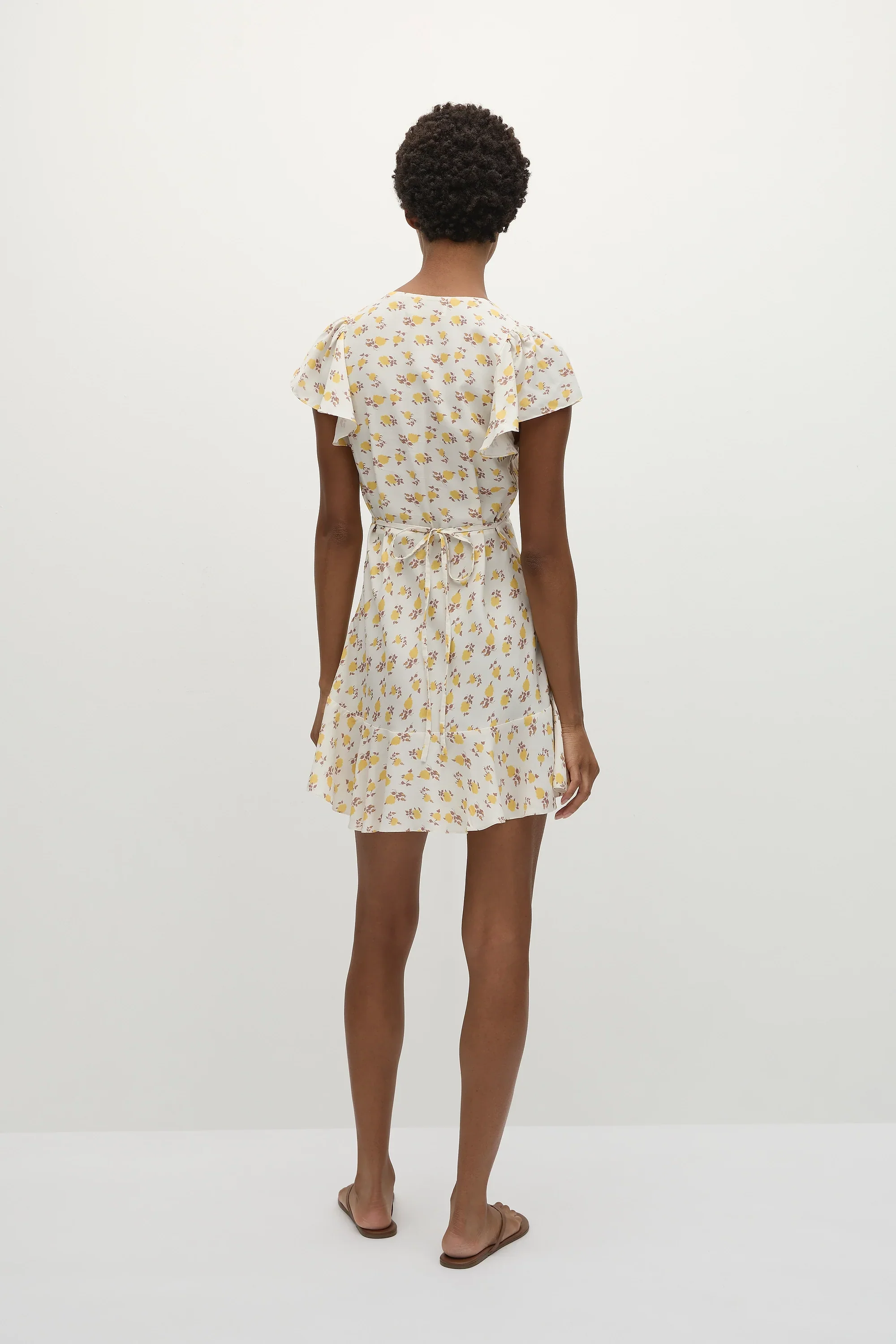 Faithfull - Alba Mini Dress Hazy Rose Canary - Final Sale - Image 4