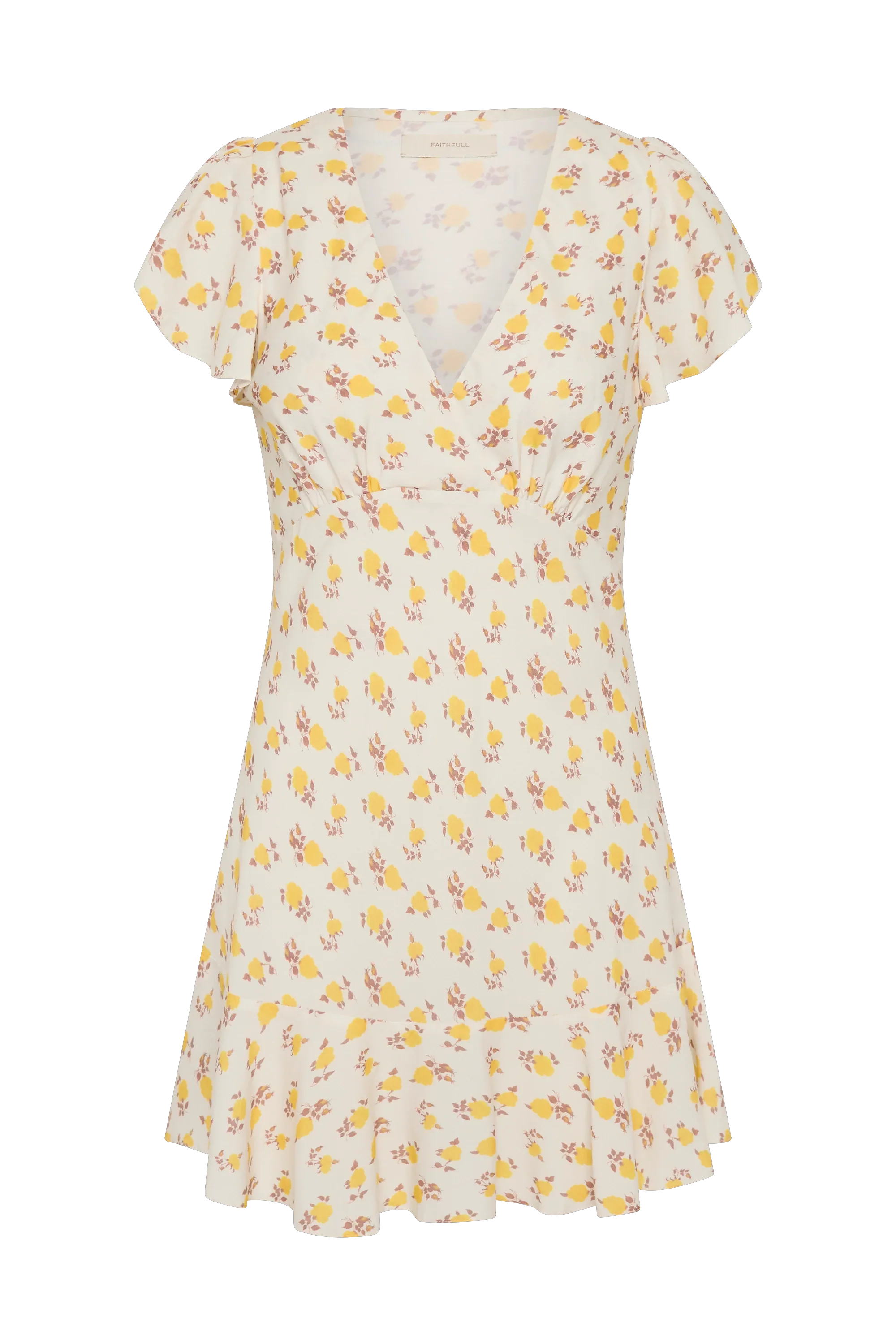 Faithfull - Alba Mini Dress Hazy Rose Canary - Final Sale - Image 6